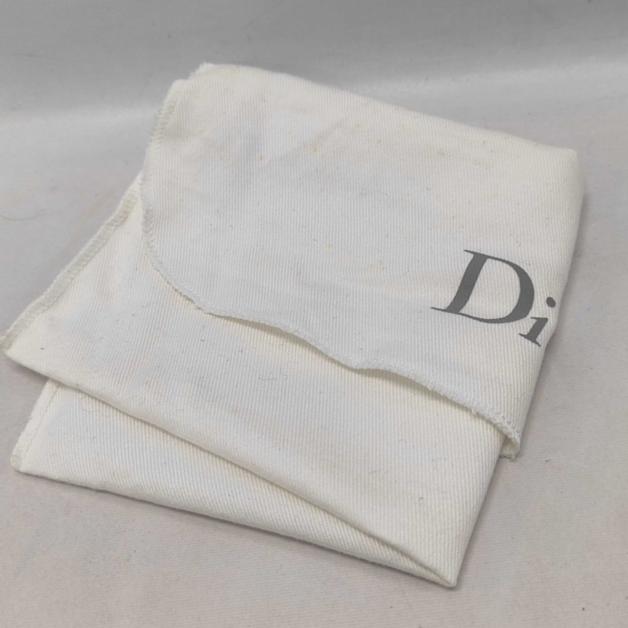 Dior Homme Gray Leather Long Wallet (Bi-Fold) (Pre-Owned)