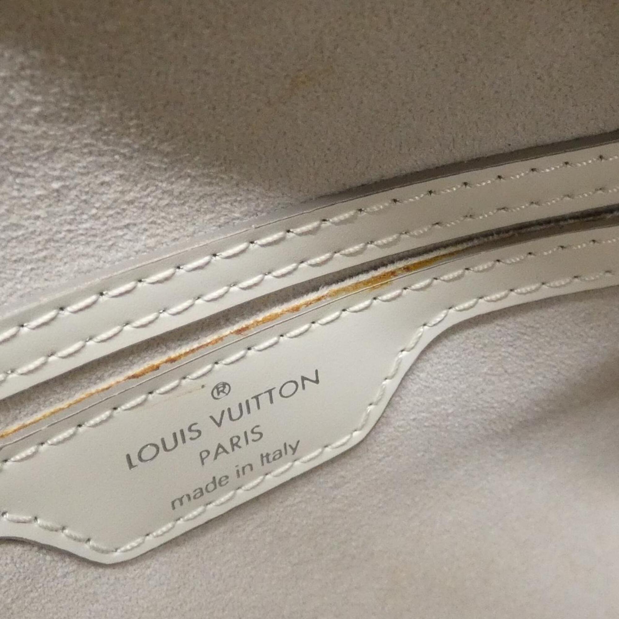 Louis Vuitton Lv Off White Leather Handbag Pouch (Pre-Owned)
