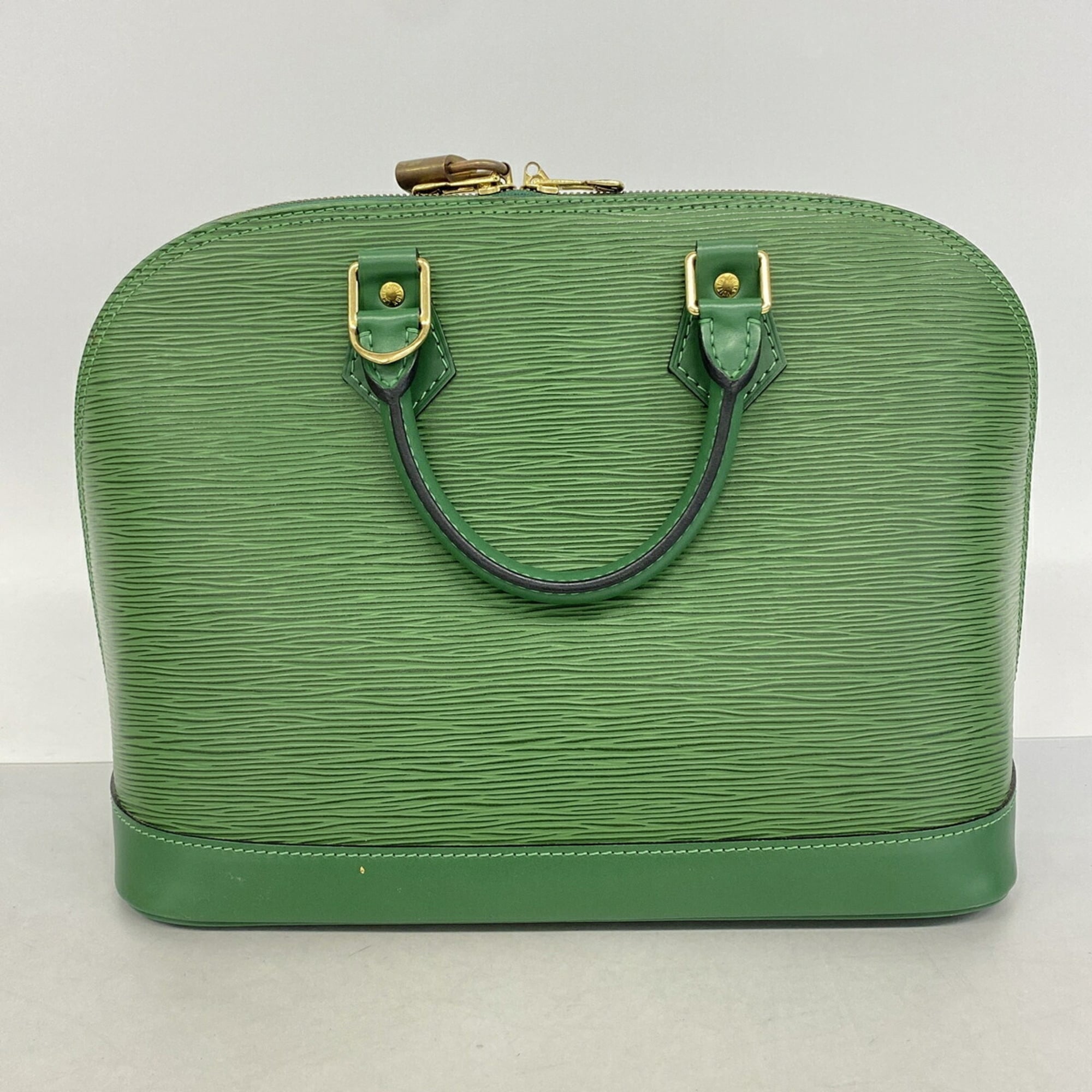 Louis Vuitton Borneo Green Handbag (Pre-Owned)