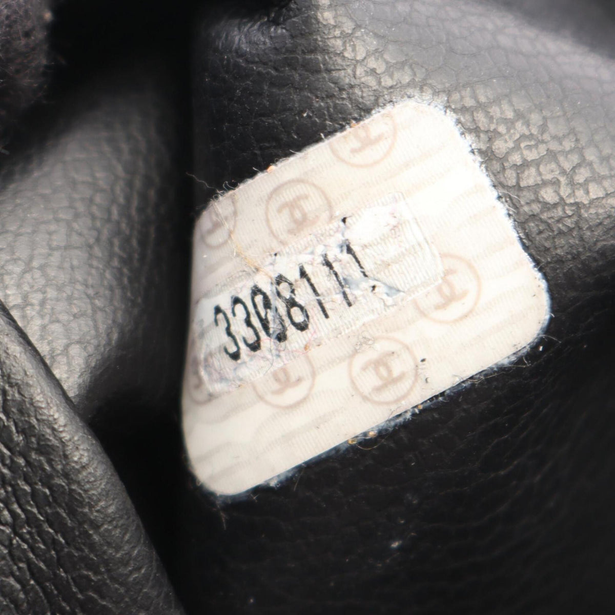 Chanel Black Grained Calfskin Backpack (Pre-Owned)