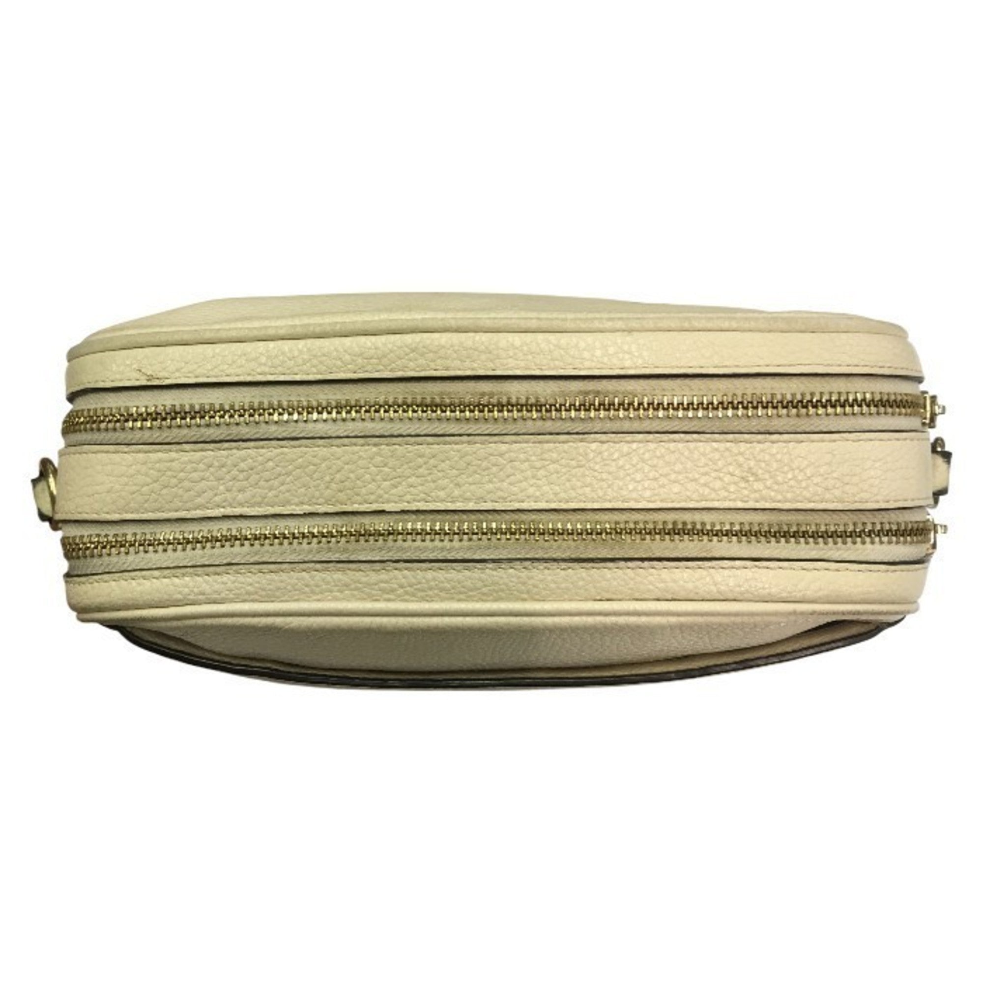 Coach Ivory Leather Shoulder Bag (Pre-Owned)
