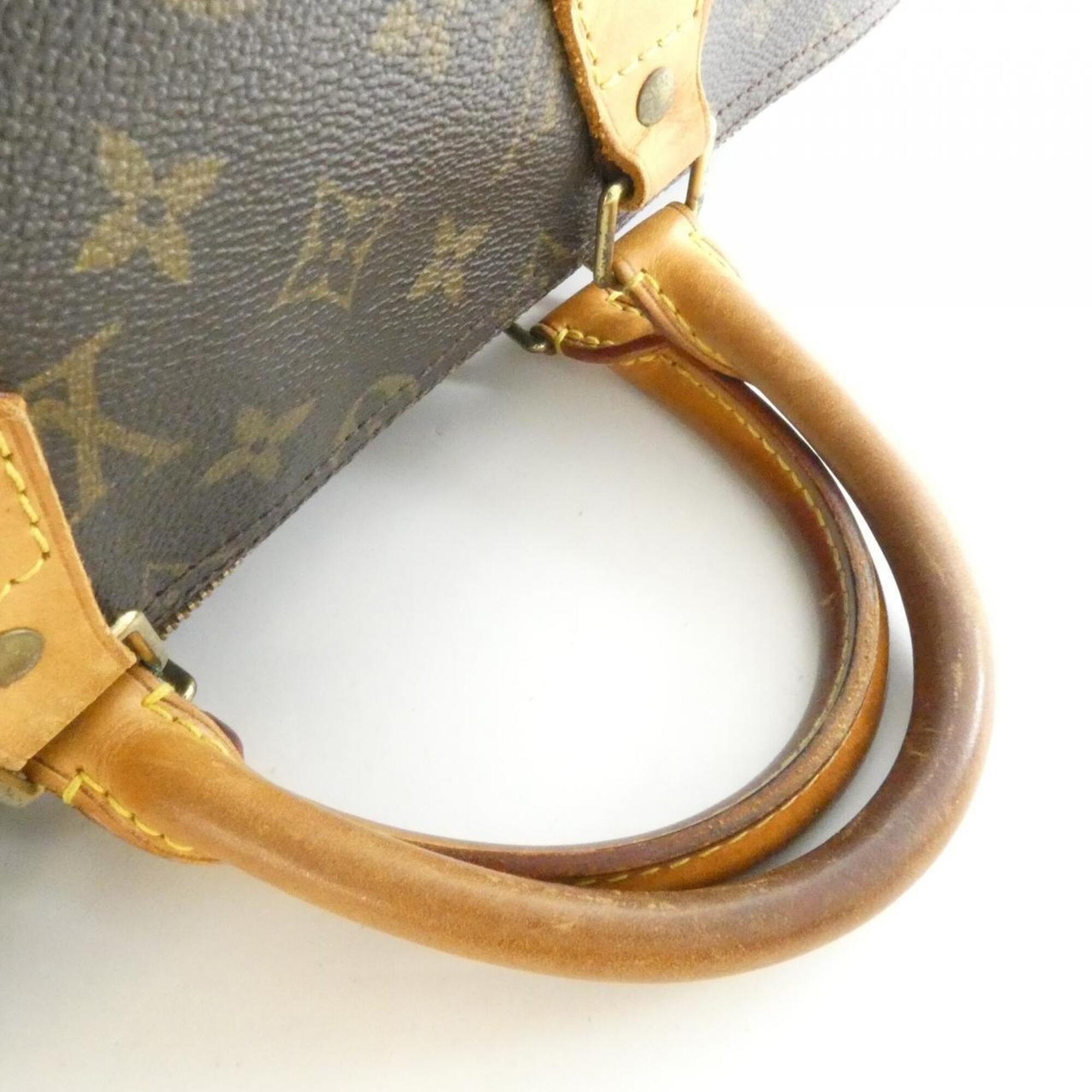 Louis Vuitton Marron Coated Canvas Boston Bag (Pre-Owned)
