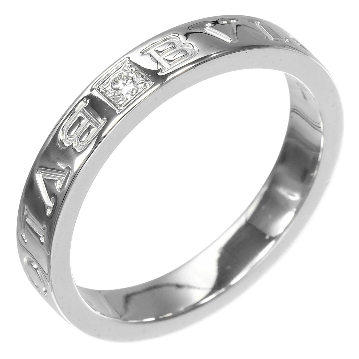 Bvlgari White Gold (18K) Band Ring (Pre-Owned)