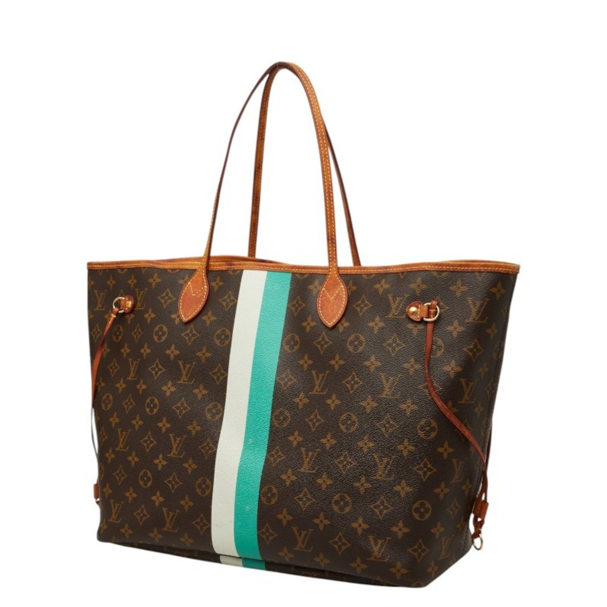 Louis Vuitton Brown Monogram Pvc Leather Shoulder Bag Tote Bag (Pre-Owned)
