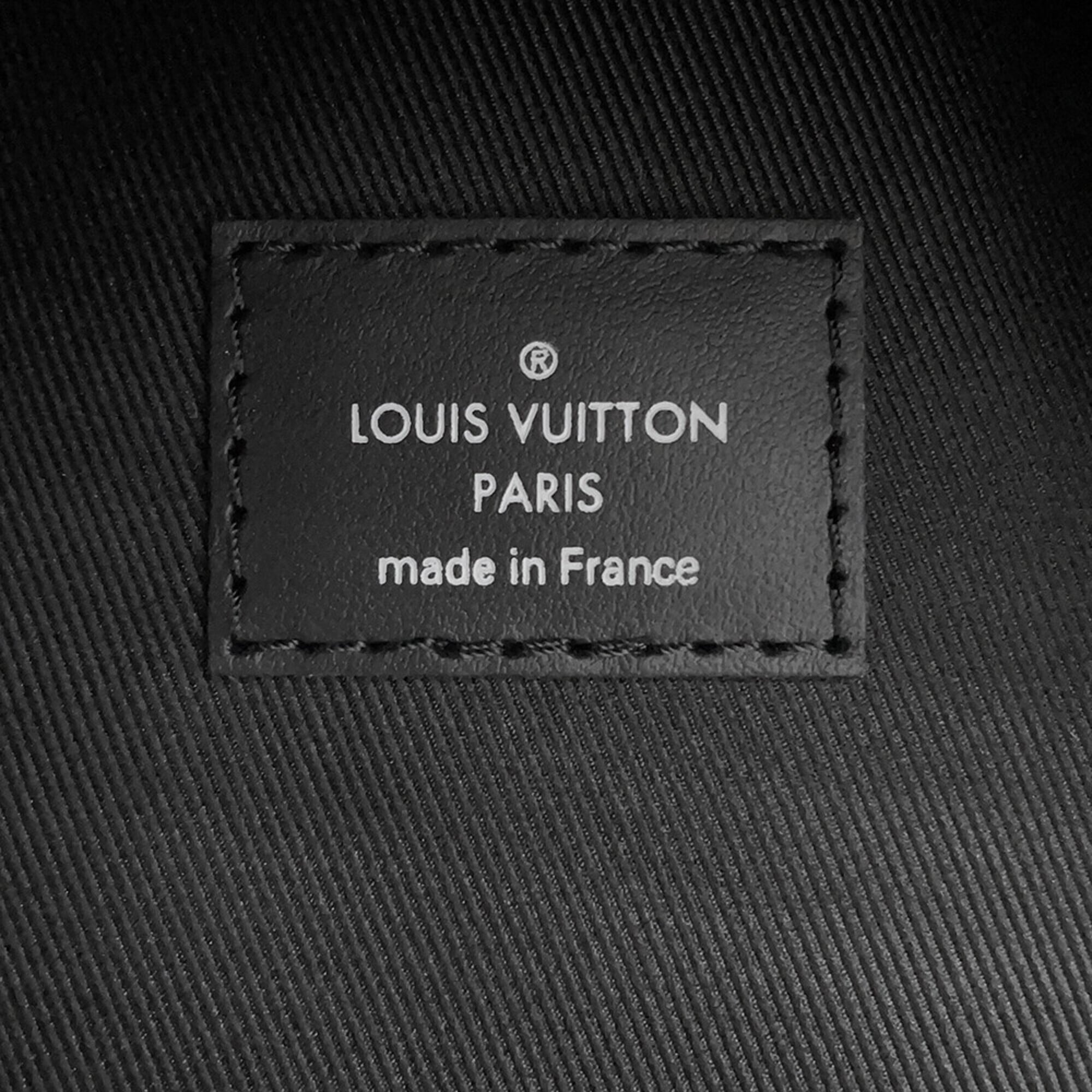 Louis Vuitton Black Monogram Noir Nylon Backpack Handbag (Pre-Owned)