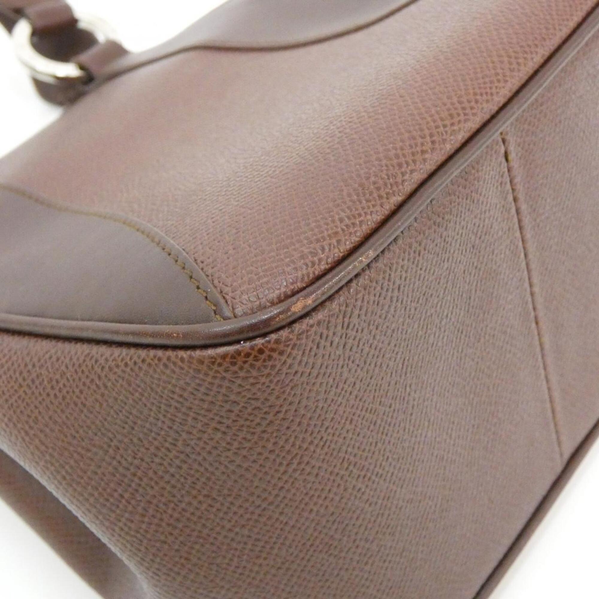 Bvlgari Brown Leather Handbag (Pre-Owned)