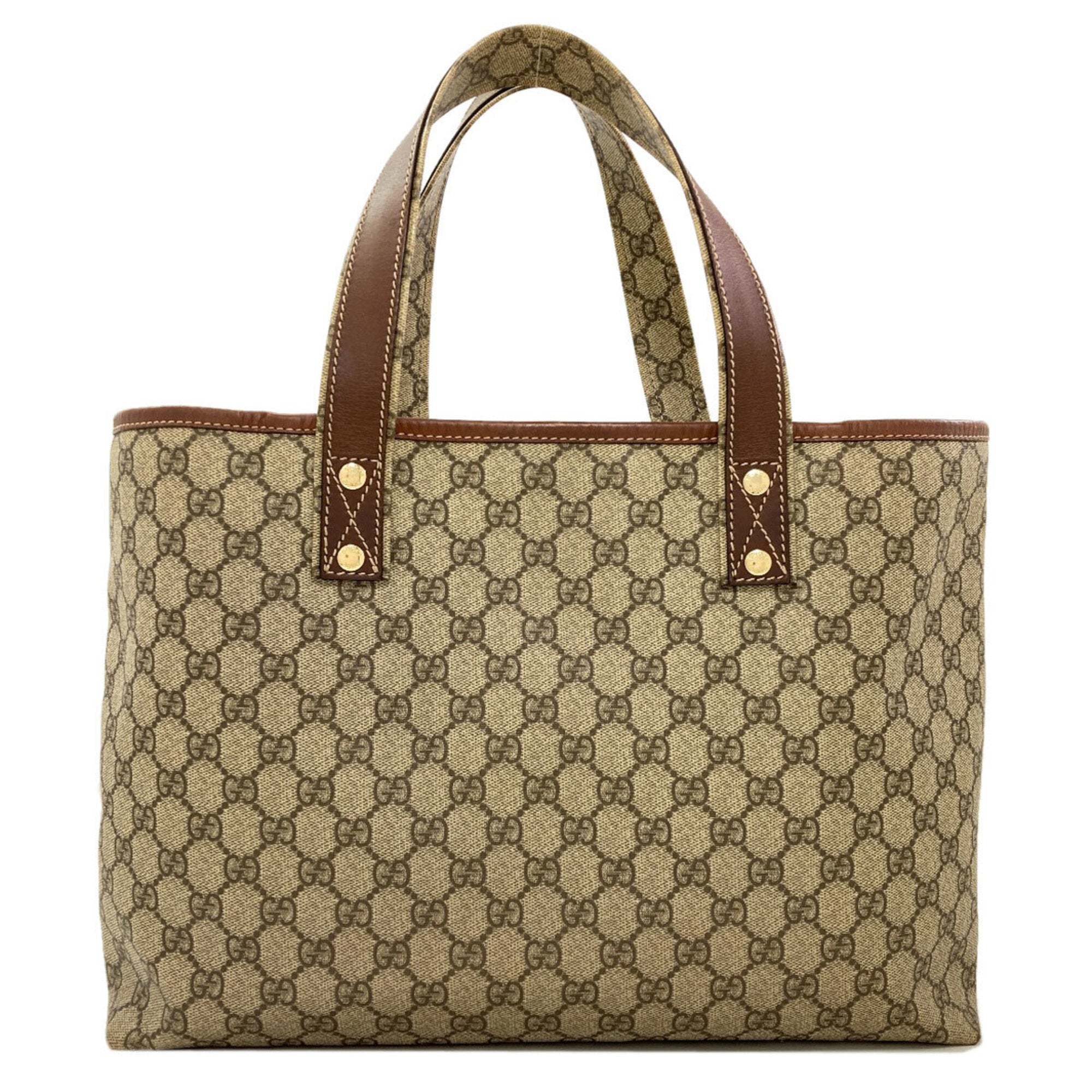 Gucci Brown Pvc Tote Bag (Pre-Owned)