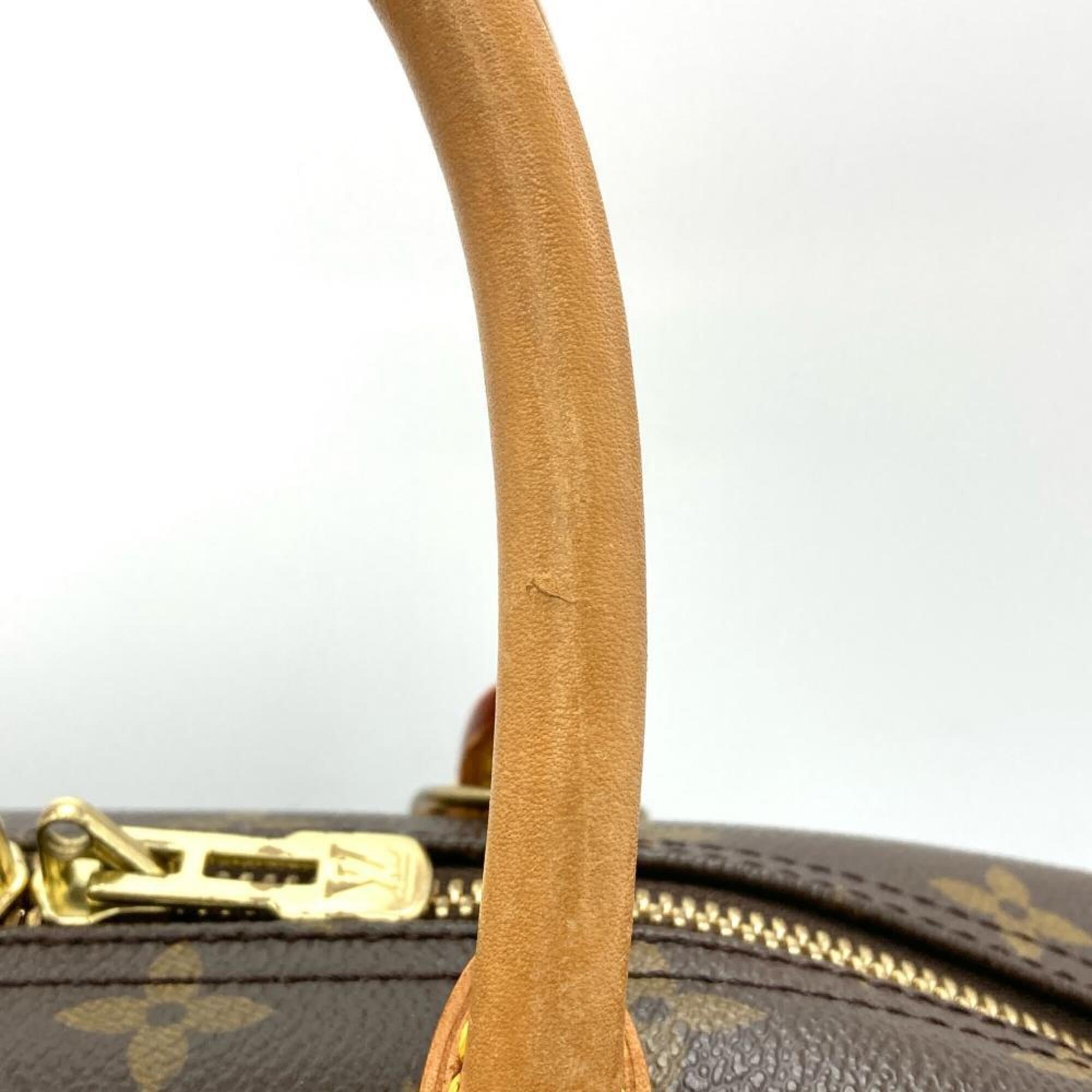 Louis Vuitton Brown Monogram Canvas Handbag (Pre-Owned)