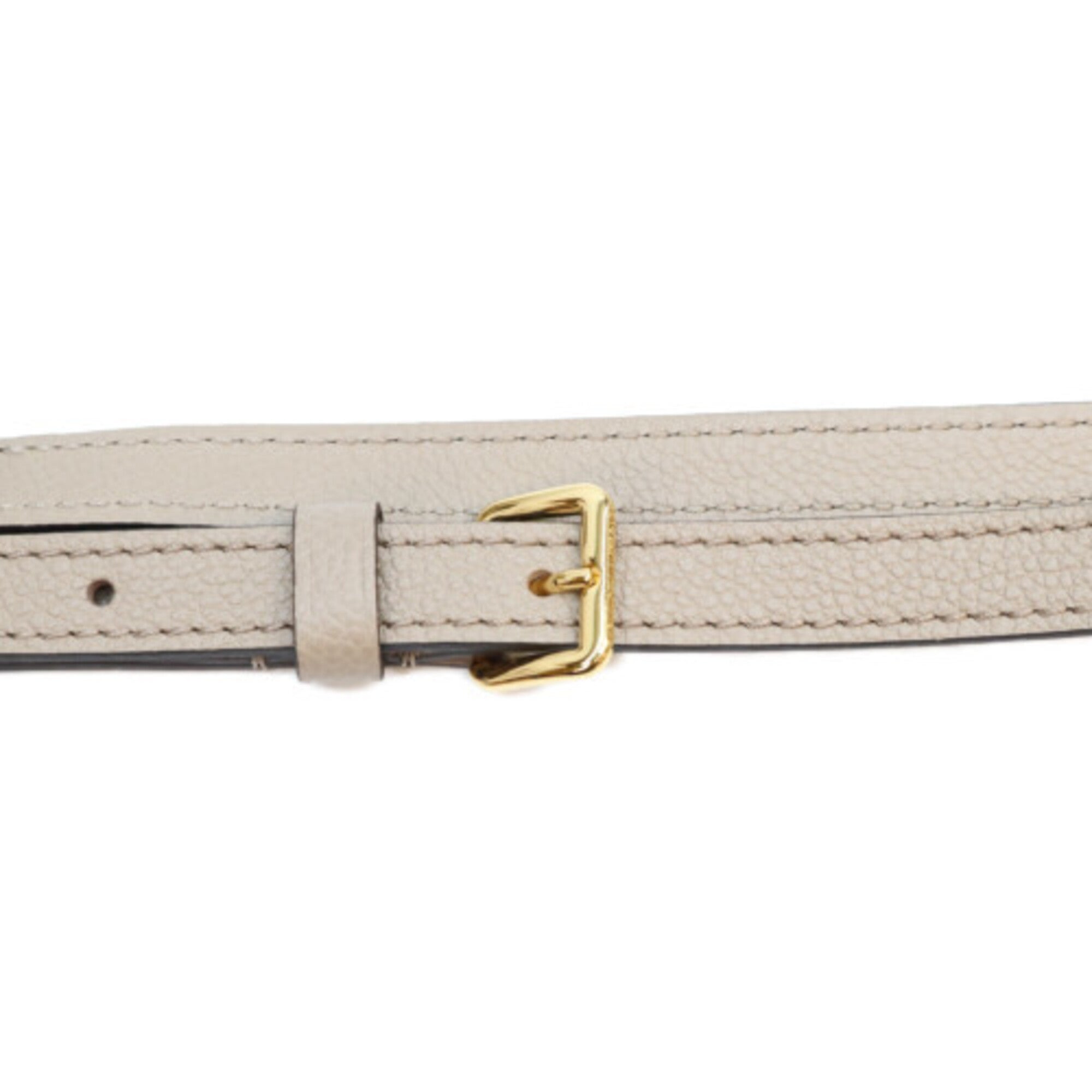 Louis Vuitton Grayish Ivory Monogram Empreinte Shoulder Bag (Pre-Owned)