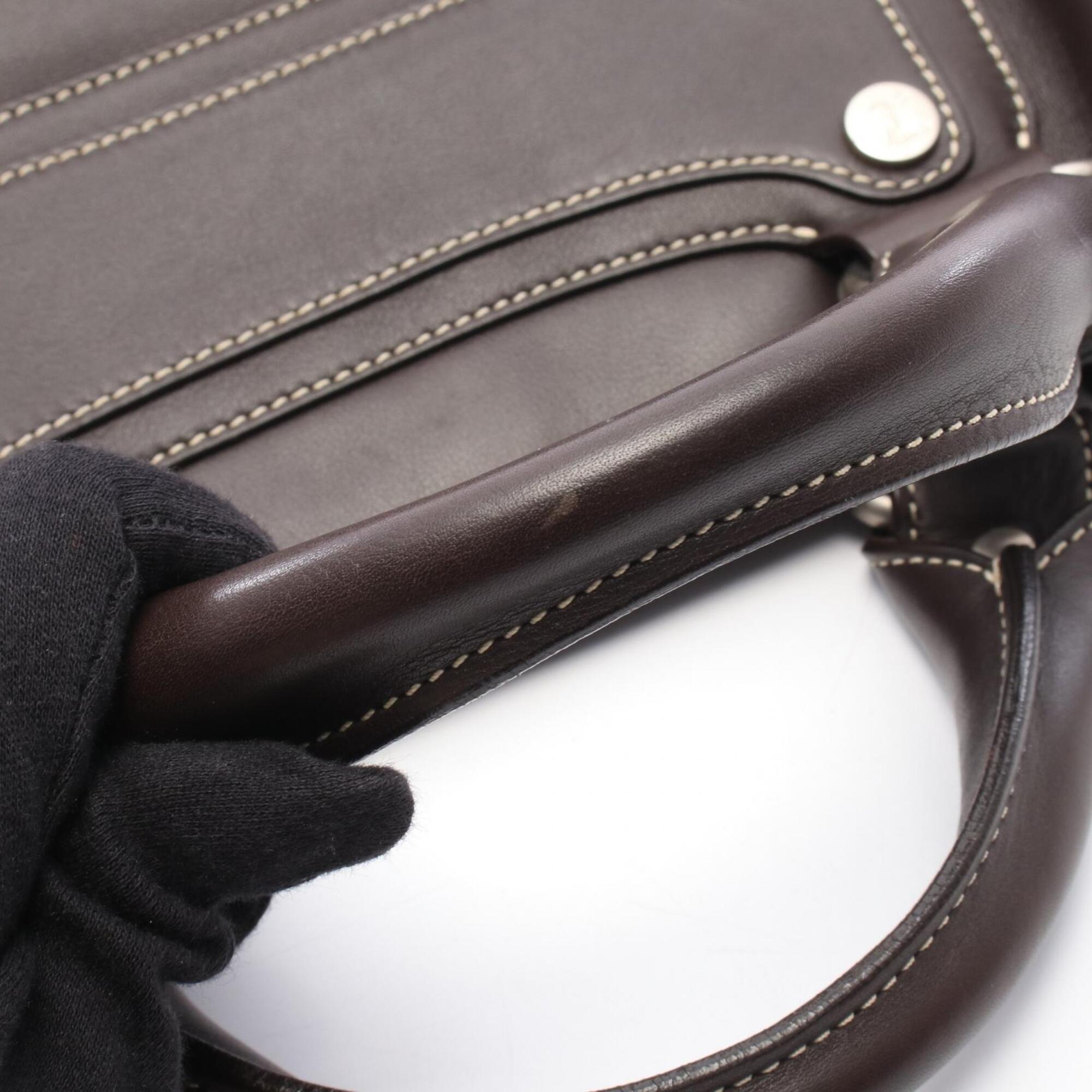 Celine Brown Leather Handbag (Pre-Owned)
