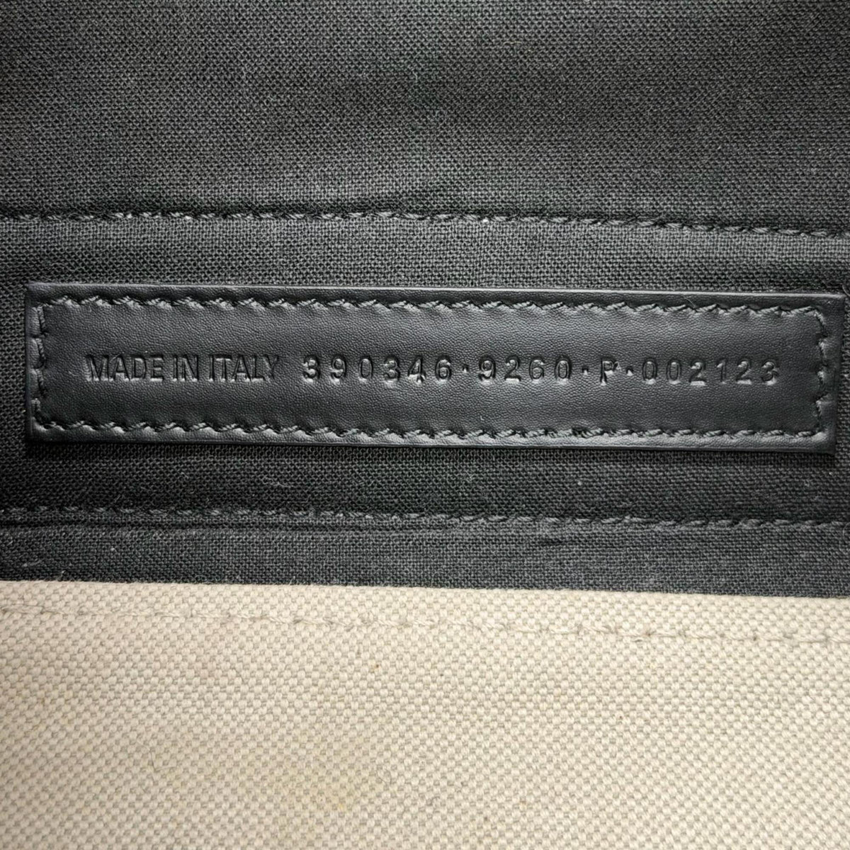 Balenciaga Black Canvas Leather Shoulder Bag (Pre-Owned)