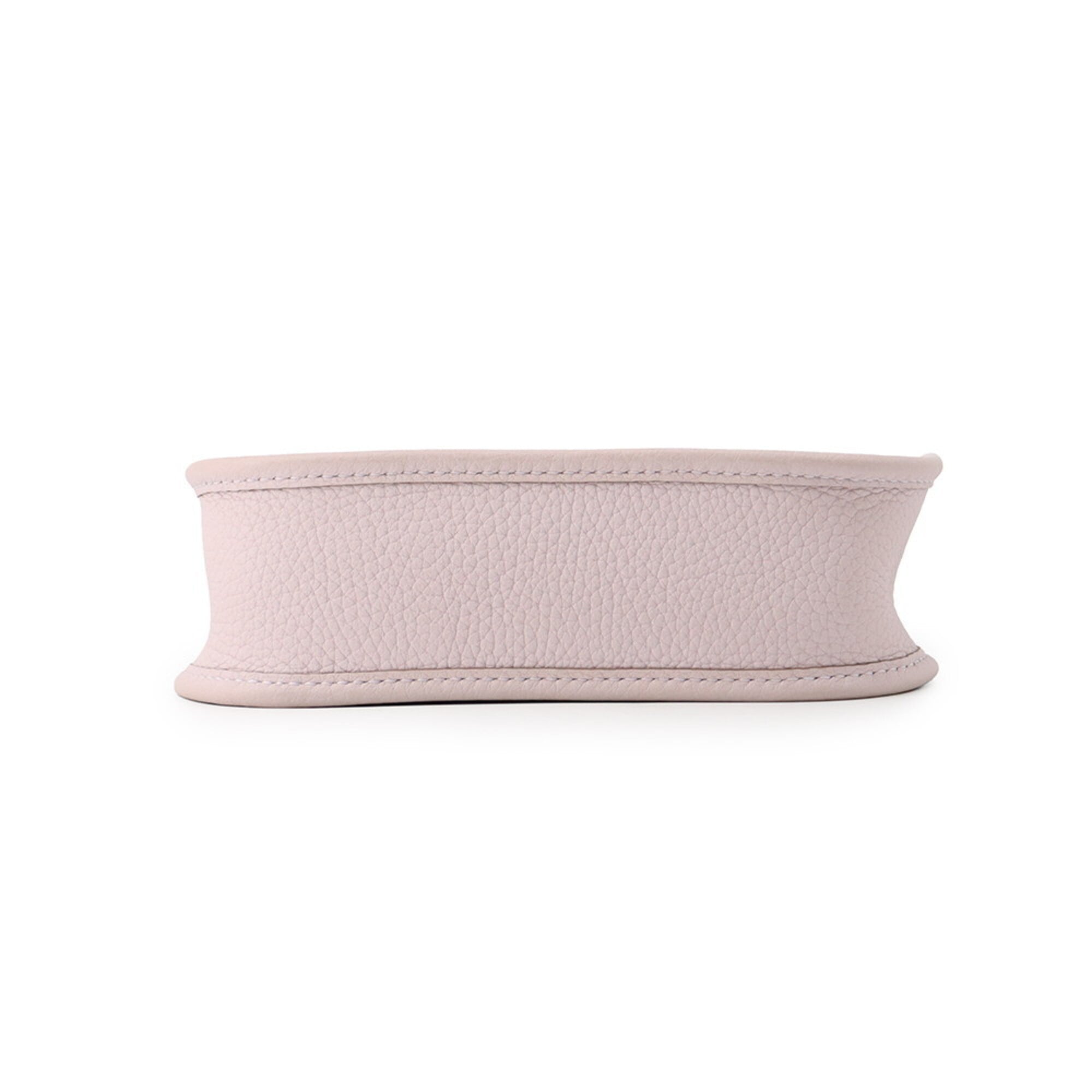 Hermes Evelyne Silver Taurillon Clemence Leather Handbag Shoulder Bag (Pre-Owned)