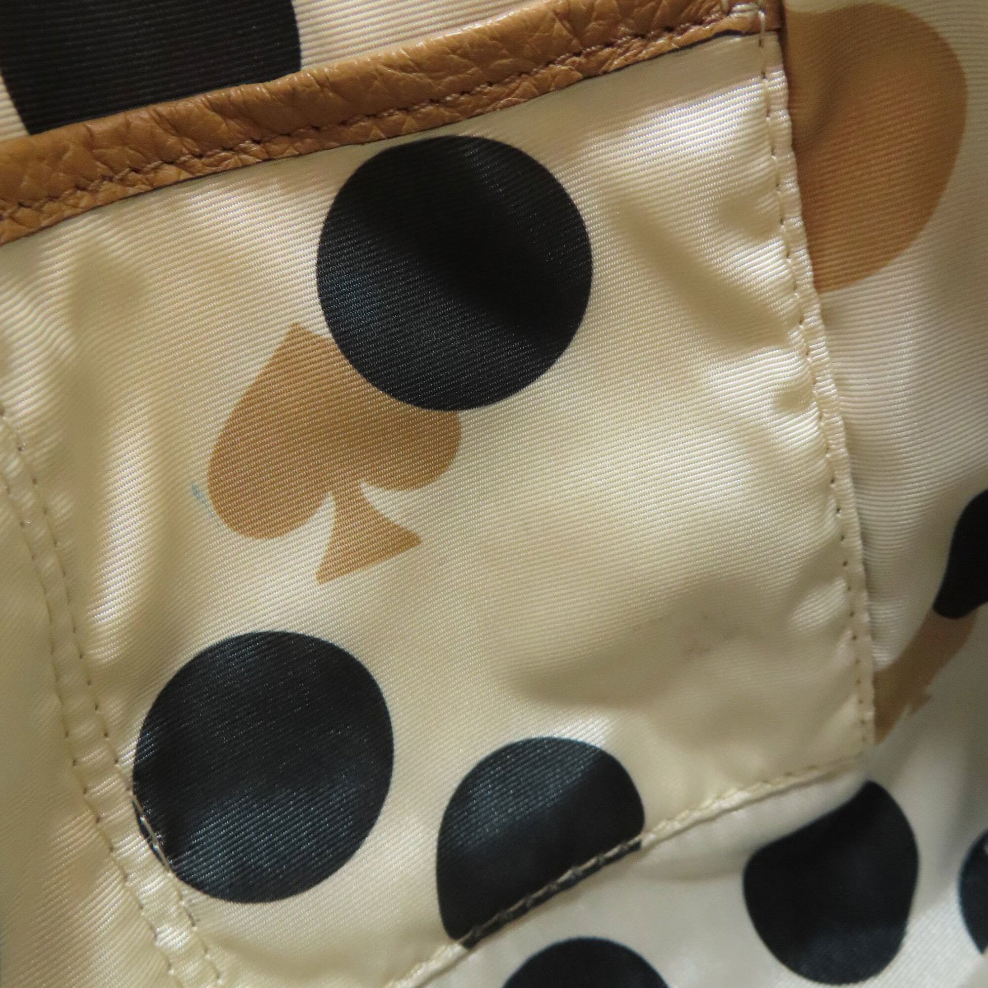 Kate Spade Black Brown Leather Handbag (Pre-Owned)