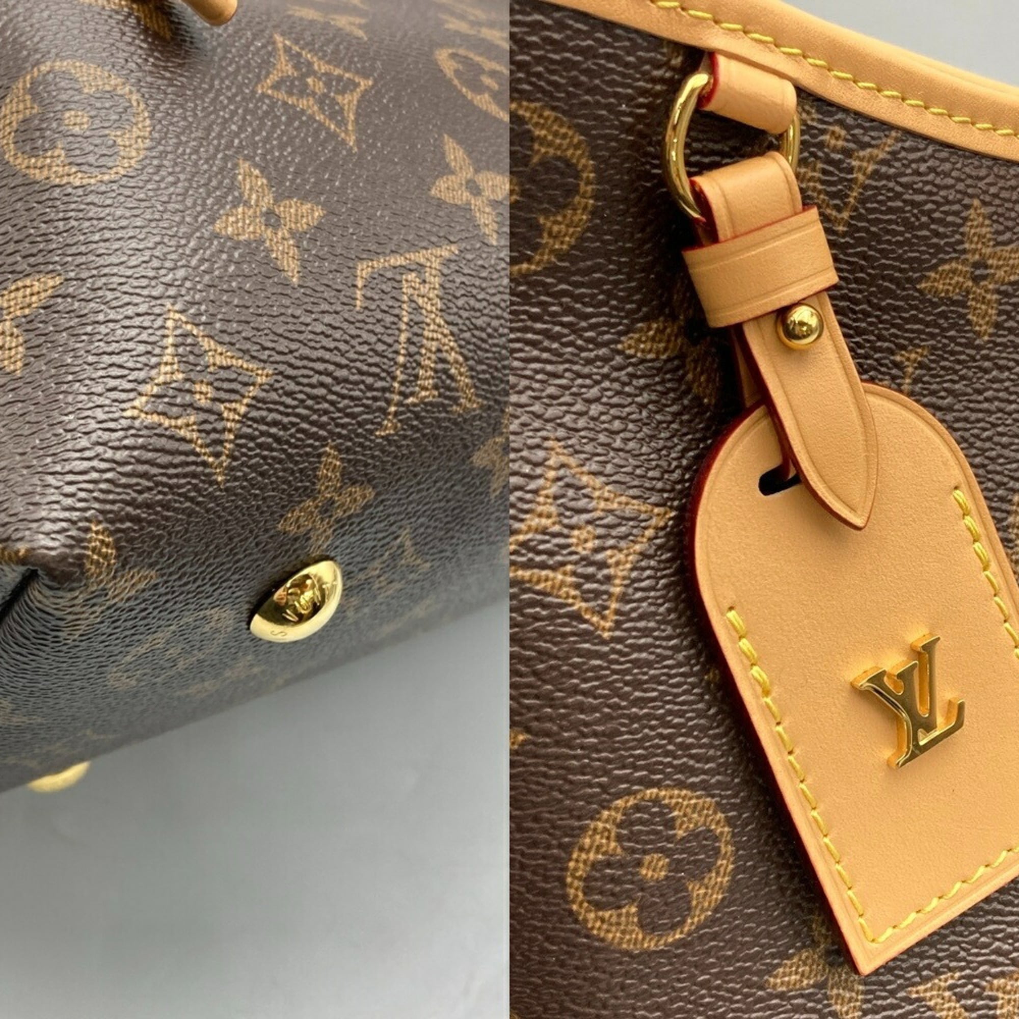 Louis Vuitton Brown Pvc Leather Shoulder Bag (Pre-Owned)