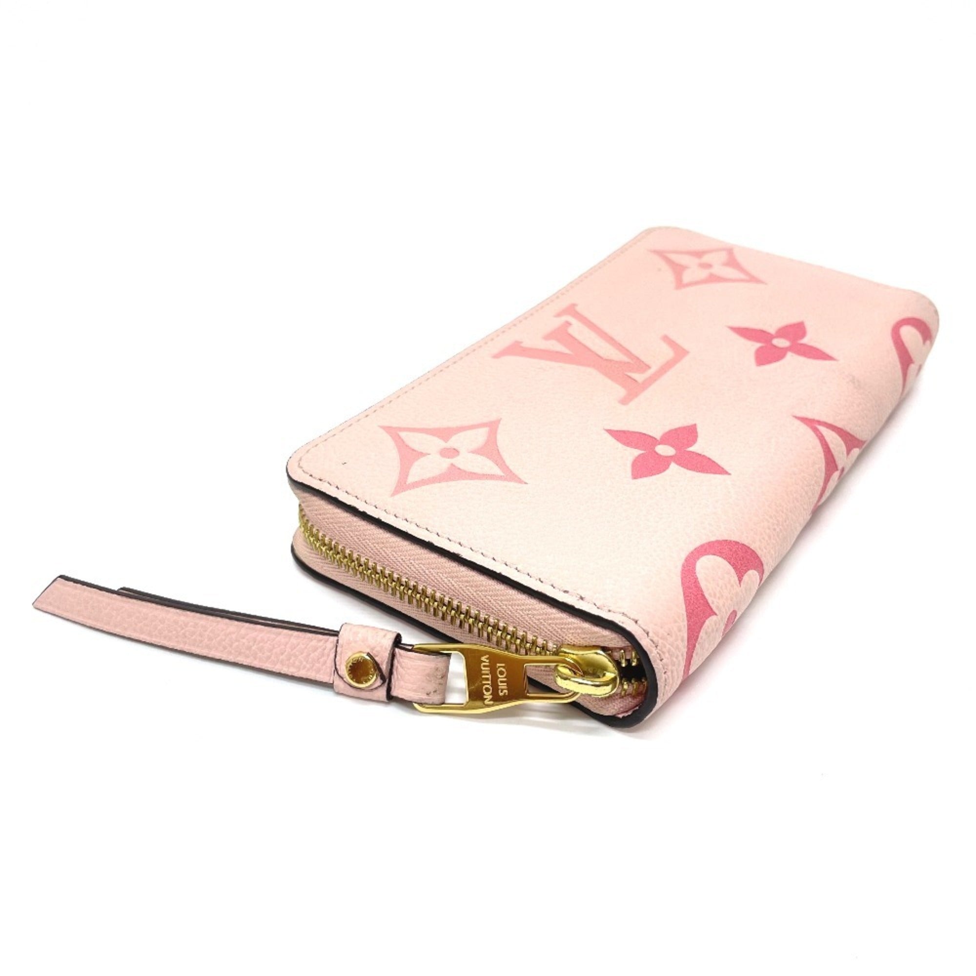 Louis Vuitton Monogram Empreinte Pink Monogram Empreinte Long Wallet (Bi-Fold) (Pre-Owned)