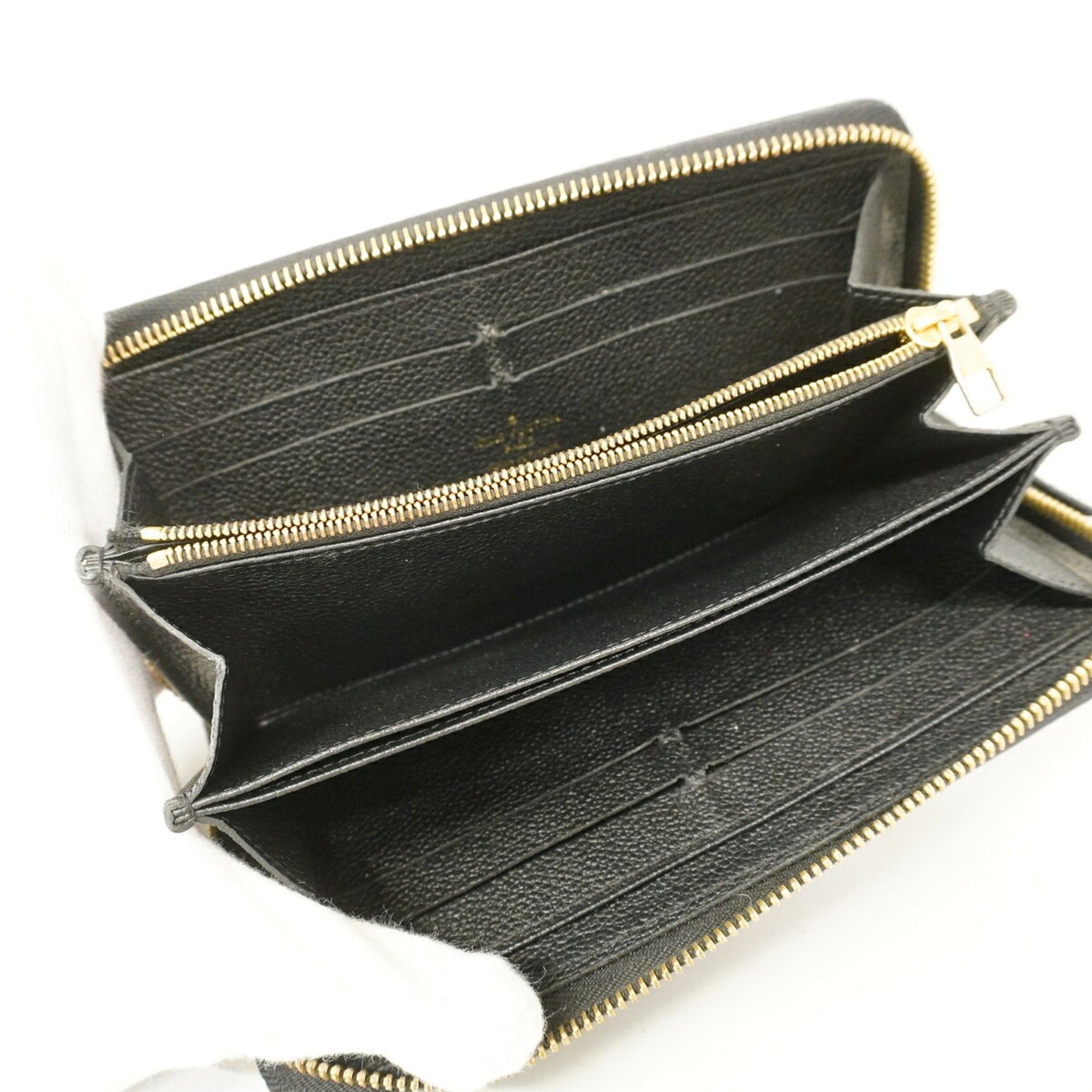 Louis Vuitton Noir Long Wallet (Bi-Fold) (Pre-Owned)