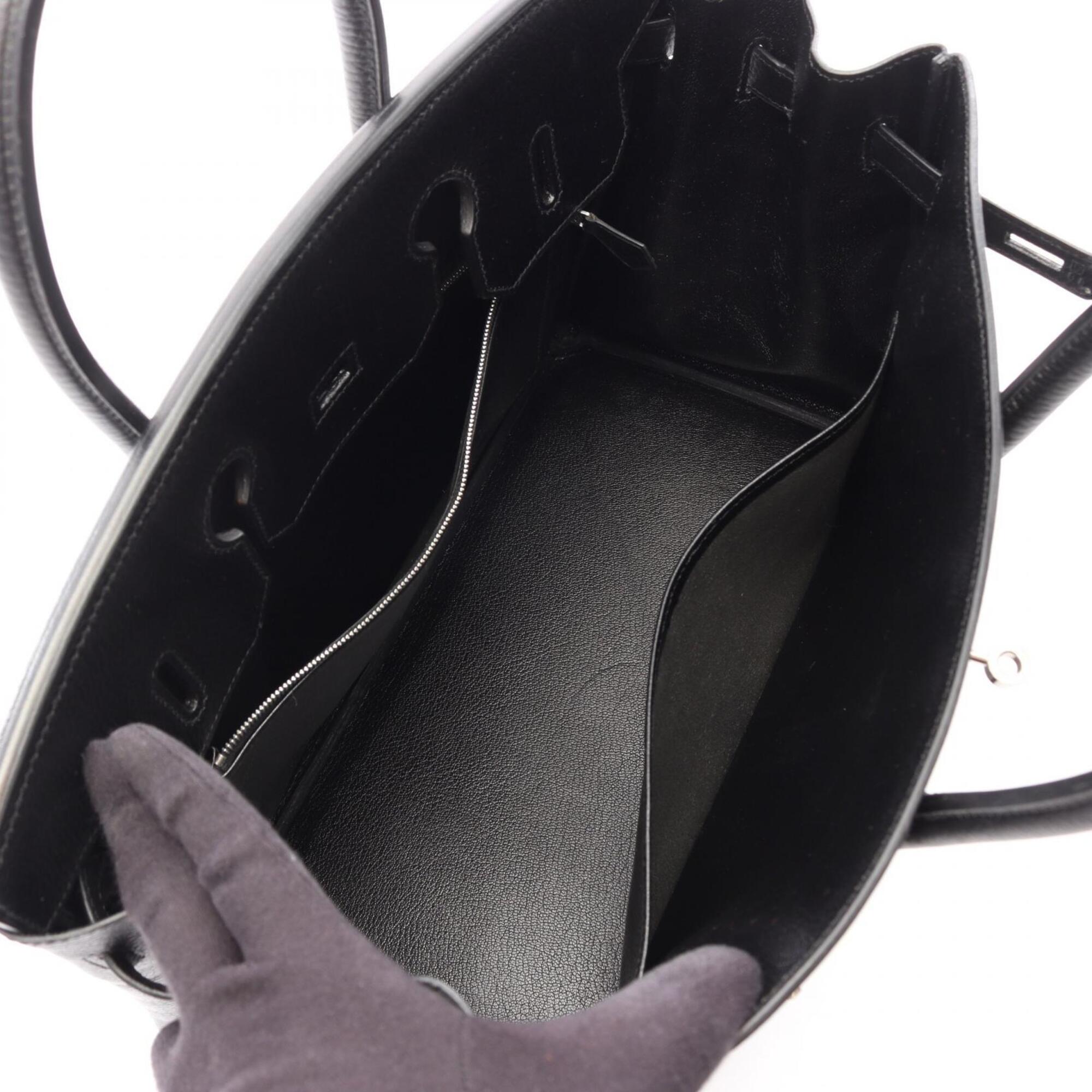 Hermes Black Ardennes Leather Leather Handbag (Pre-Owned)