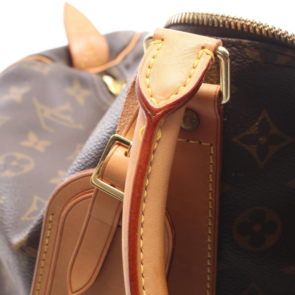 Louis Vuitton Monogram Brown Monogram Boston Bag Handbag (Pre-Owned)