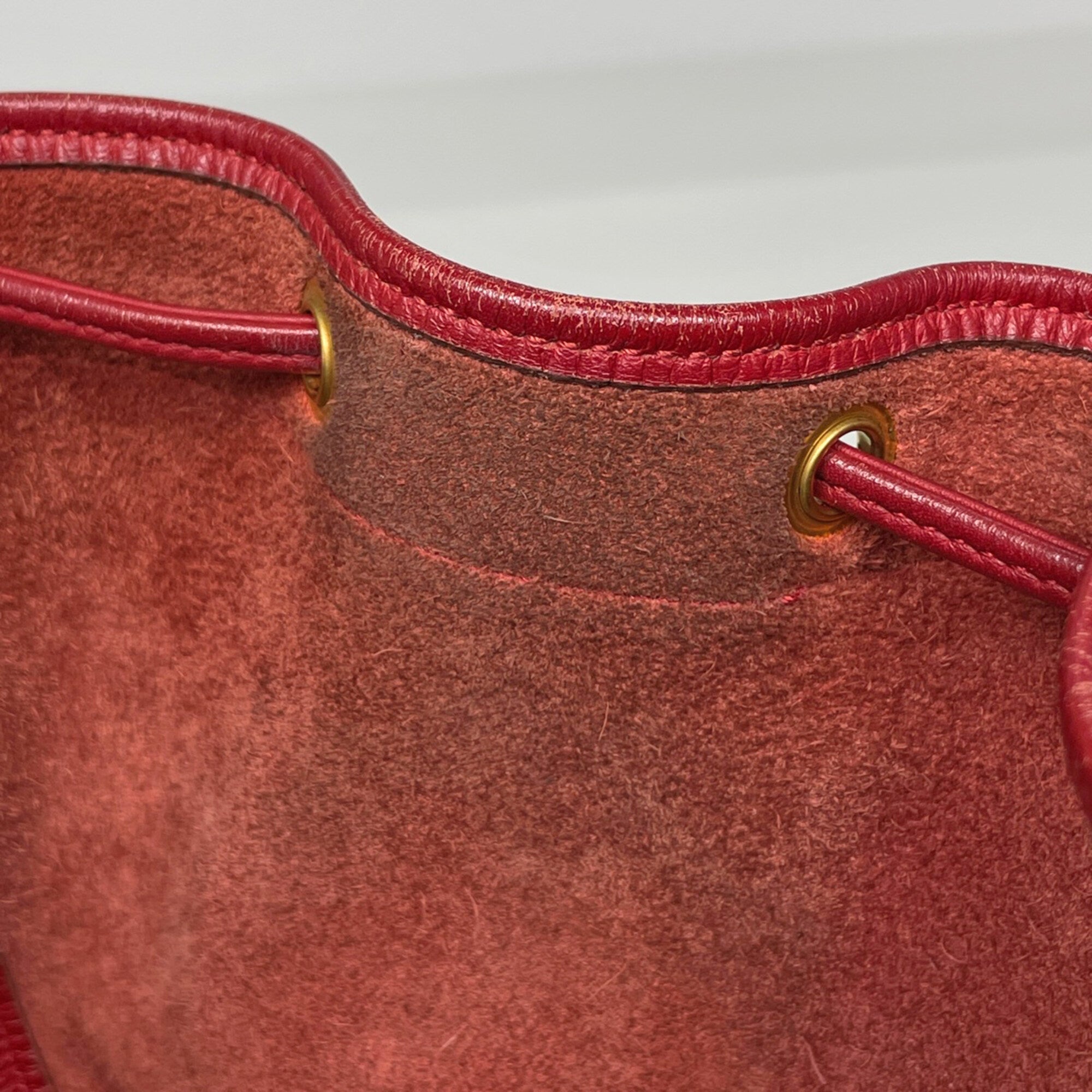 Hermes Rouge Vif Taurillon Clemence Leather Shoulder Bag (Pre-Owned)