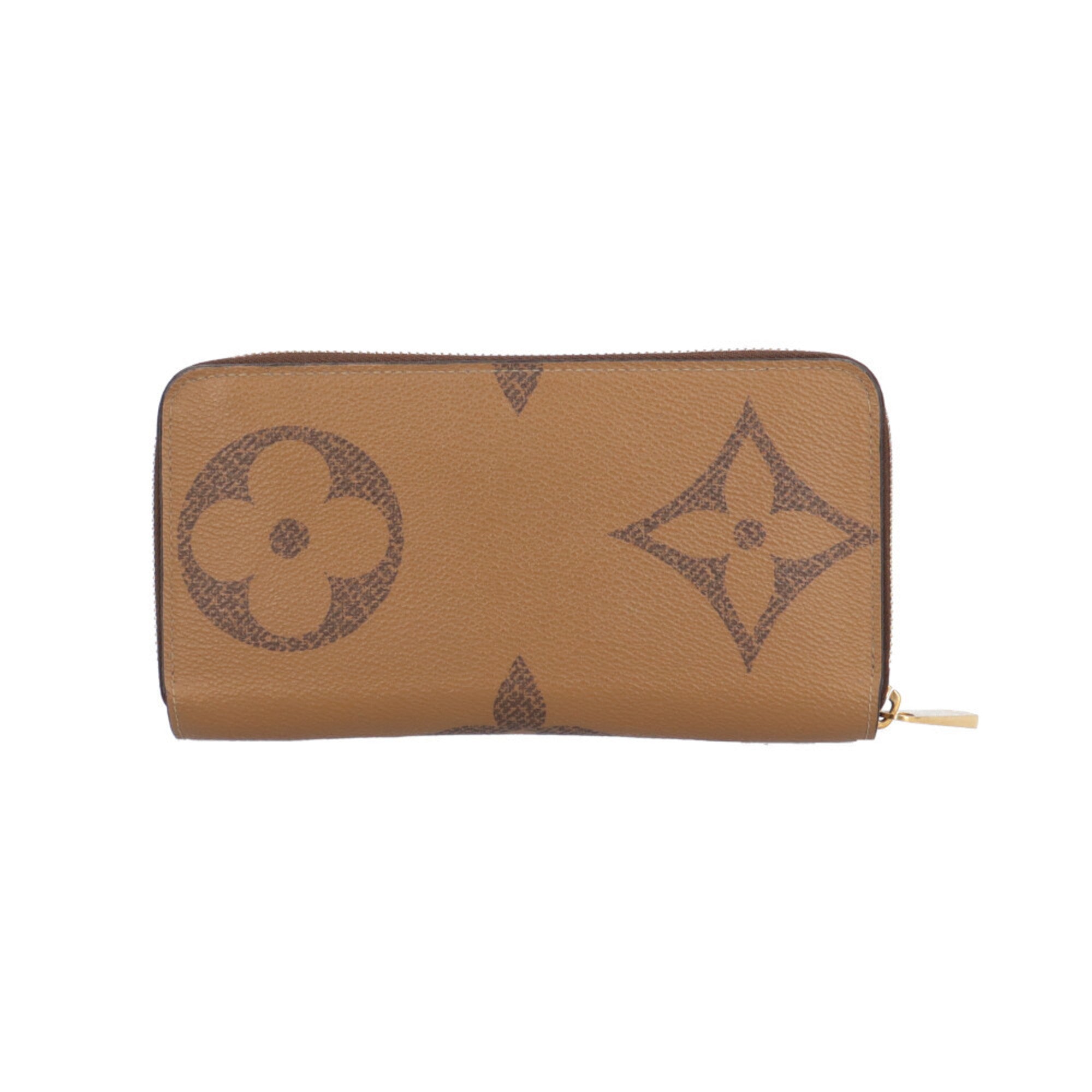 Louis Vuitton Brown Monogram Long Wallet (Bi-Fold) (Pre-Owned)