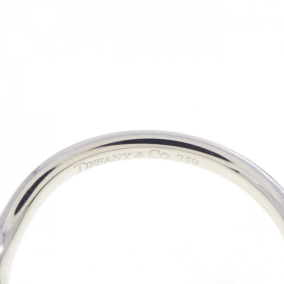 Tiffany White Gold (18K) Band Ring (Pre-Owned)