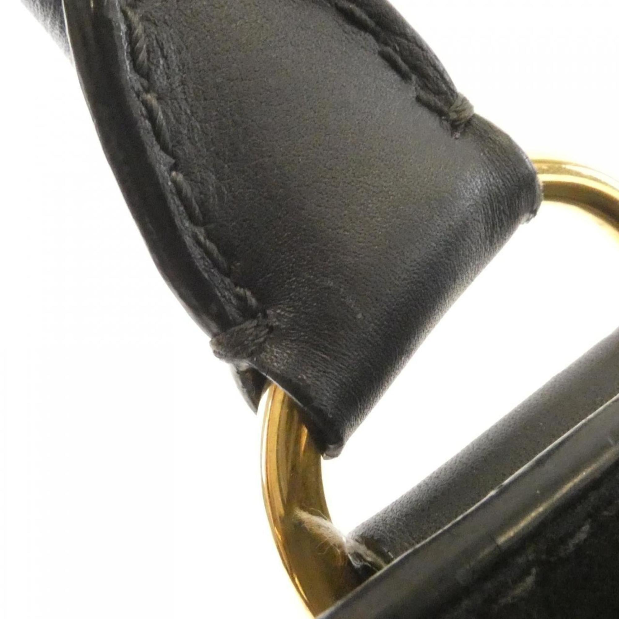 Christian Dior Black Leather Handbag (Pre-Owned)