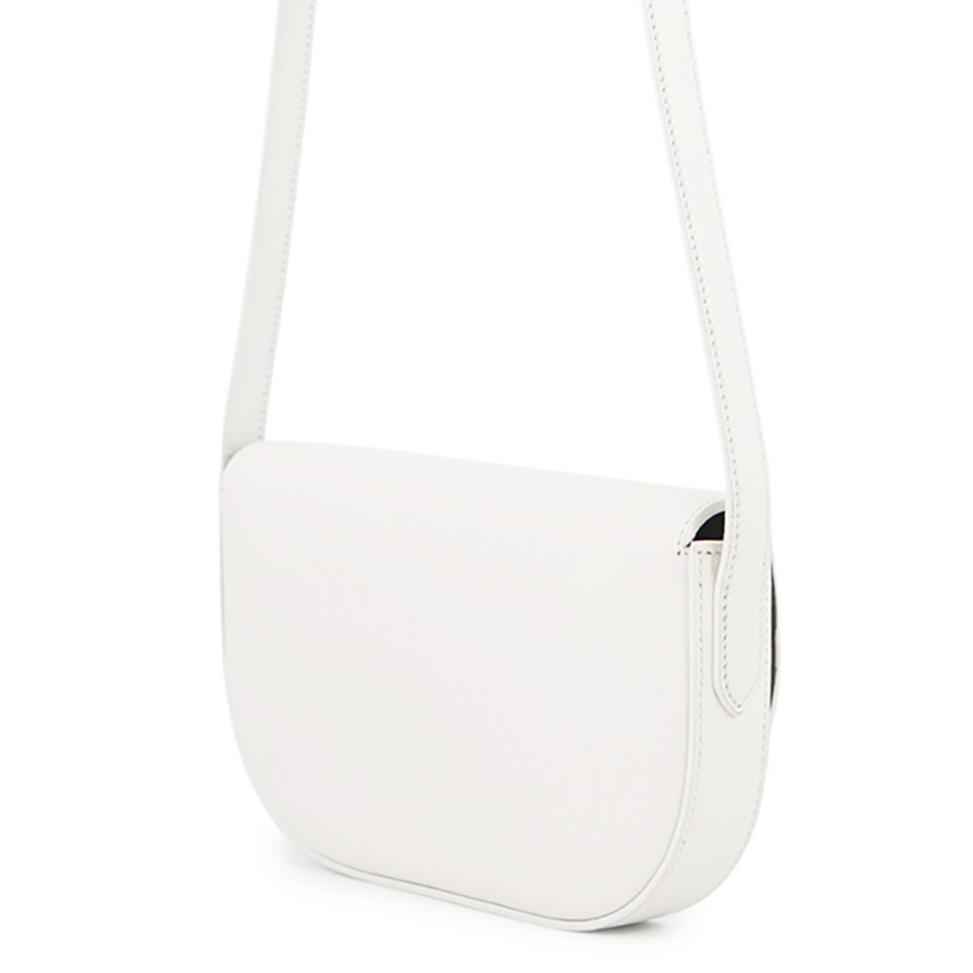 Tiffany White Leather Handbag Shoulder Bag (Pre-Owned)