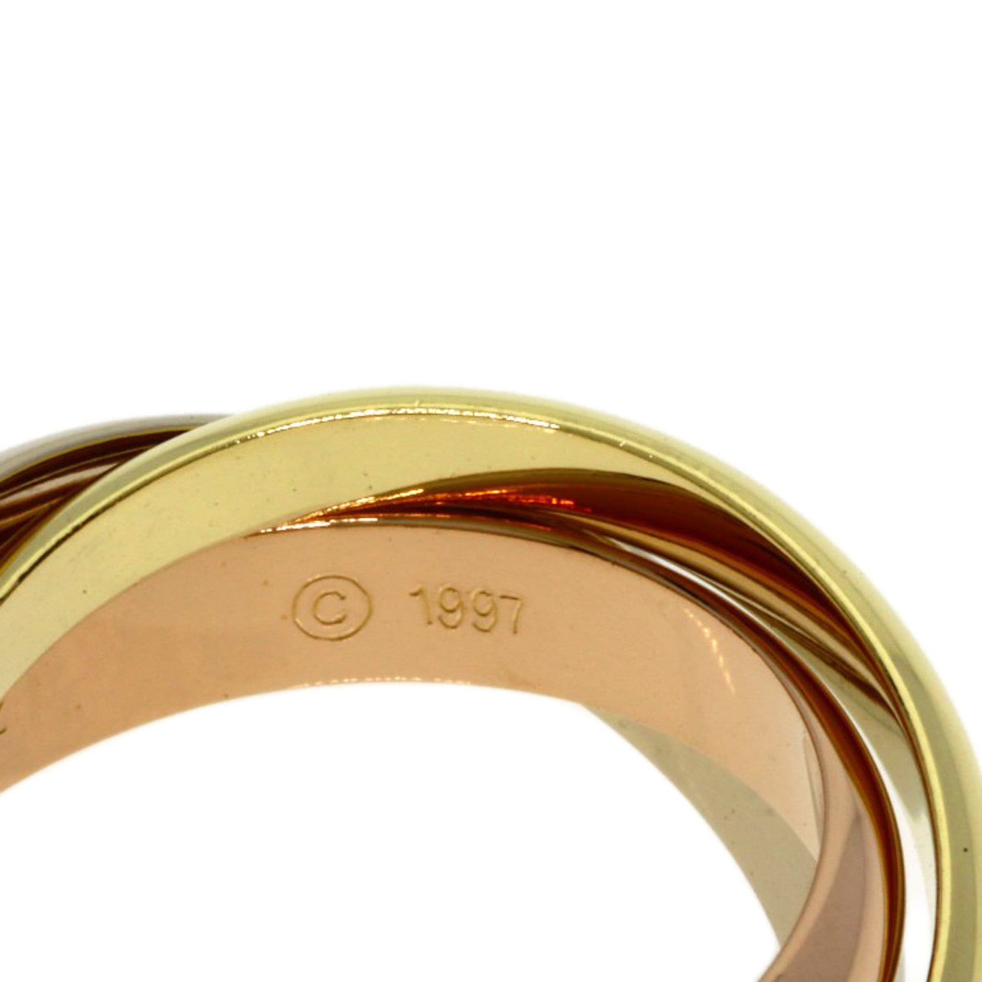 Cartier Trinity Yellow Gold (18K) Pink Gold (18K) White Gold (18K) Band Ring (Pre-Owned)