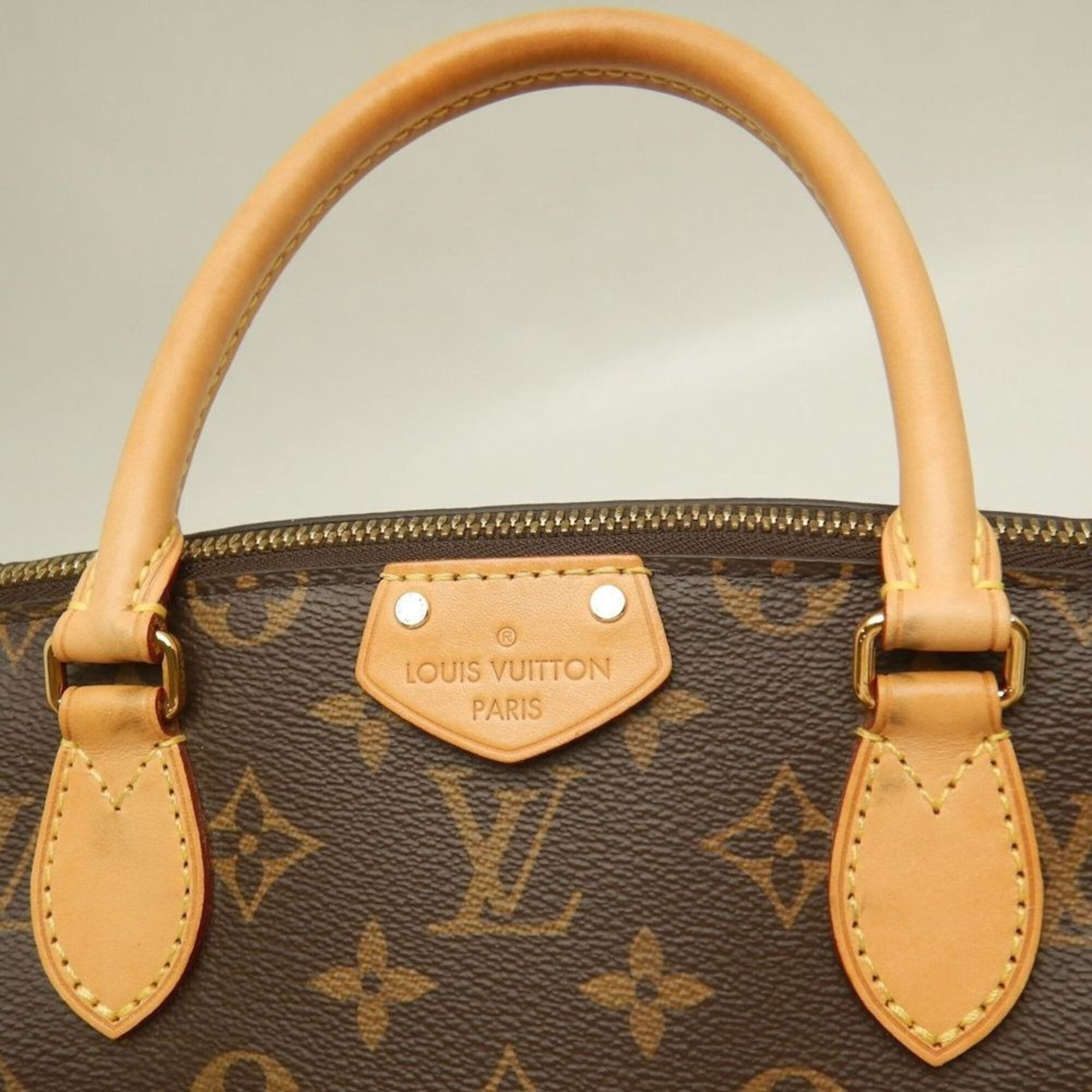 Louis Vuitton Brown Monogram Canvas Handbag (Pre-Owned)