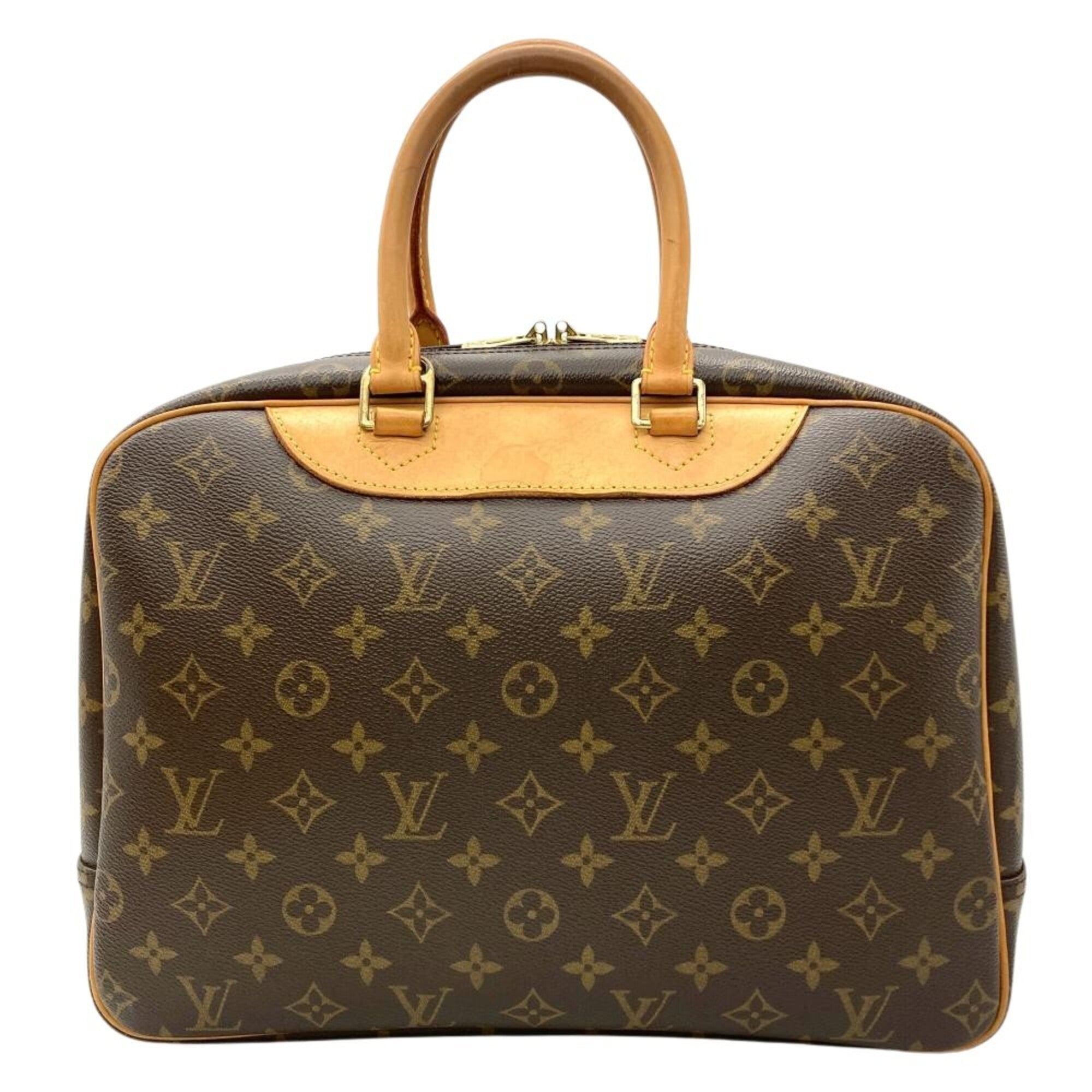Louis Vuitton Brown Monogram Canvas Handbag (Pre-Owned)