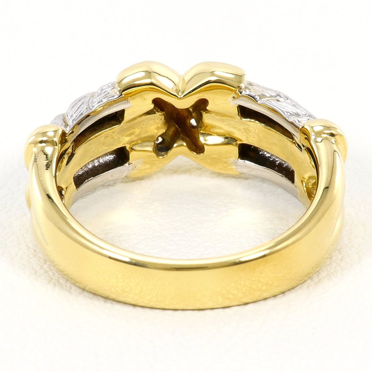Unbranded Platinum Yellow Gold Yellow Gold (18K) Platinum 900 Band Ring (Pre-Owned)