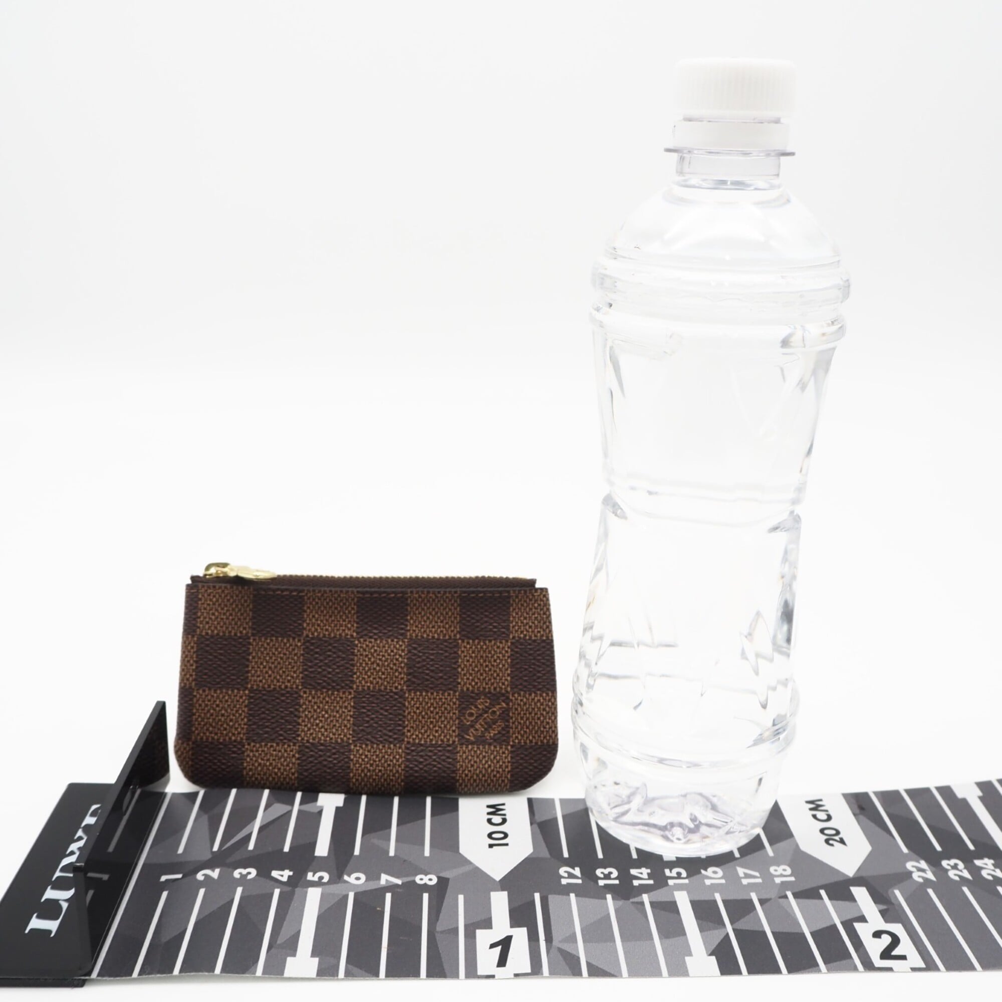 Louis Vuitton Damier Beige Brown Coated Canvas Leather Pochette (Pre-Owned)