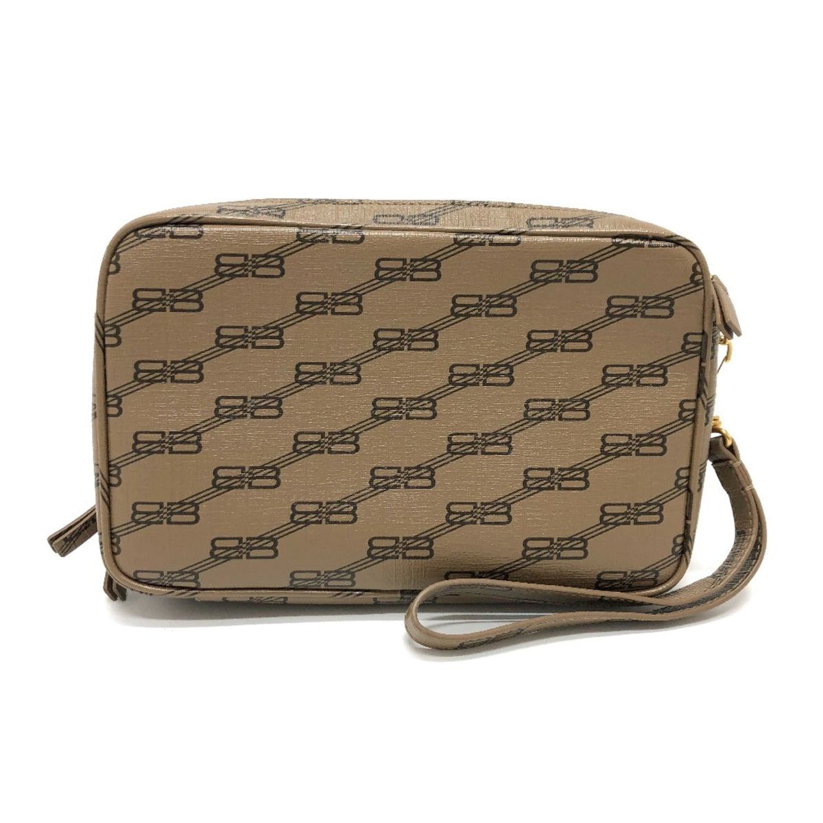 Balenciaga Brown Leather Clutch Bag (Pre-Owned)