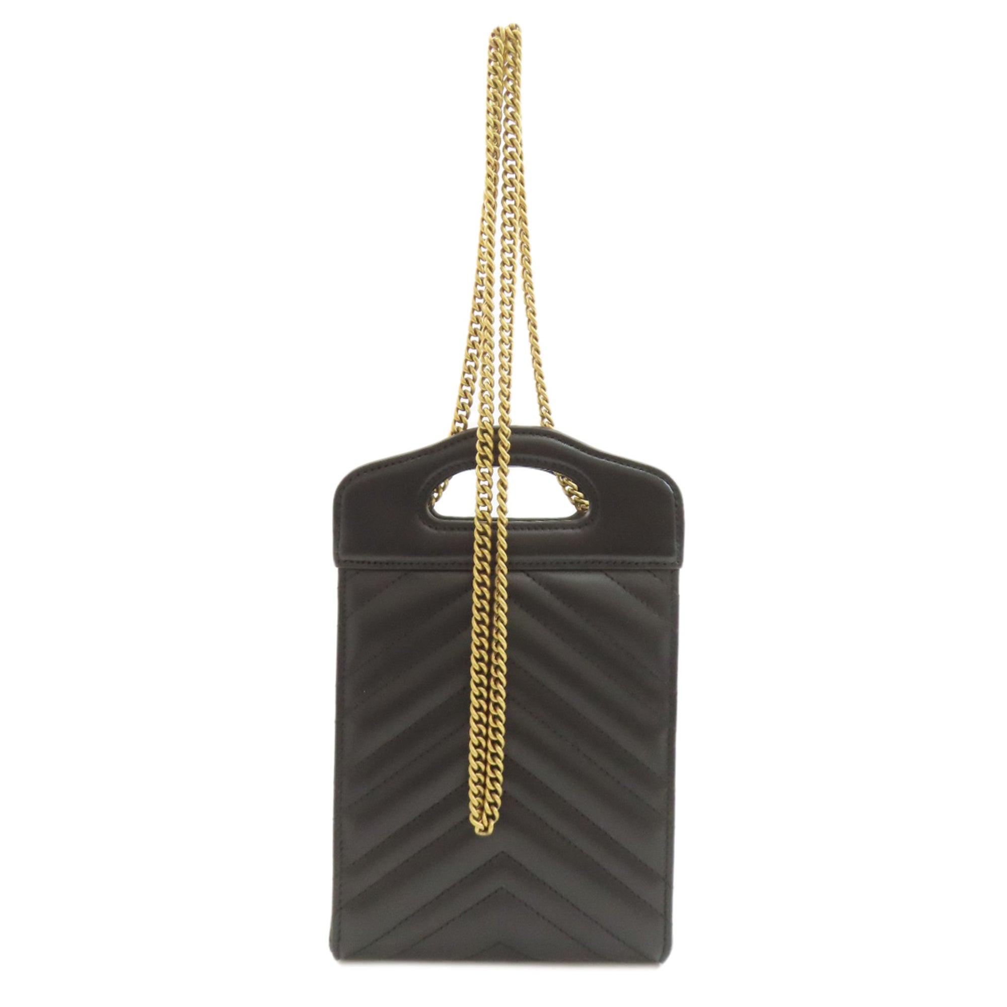 Gucci Black Leather Shoulder Bag (Pre-Owned)