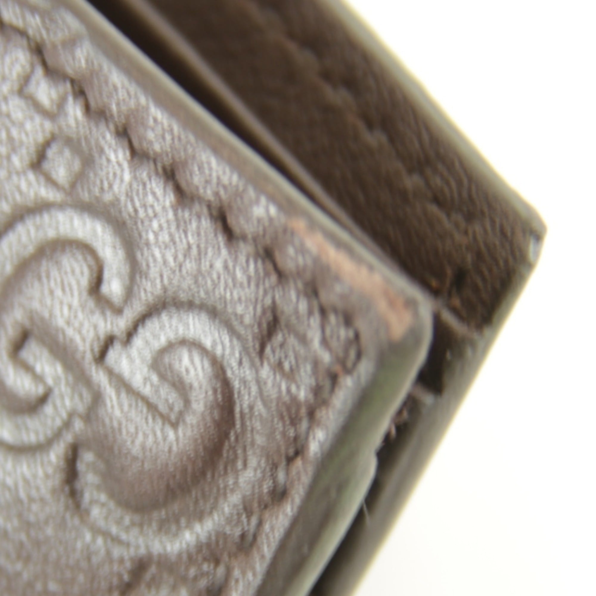 Gucci Brown Leather Long Bill Wallet (Bi-Fold) (Pre-Owned)