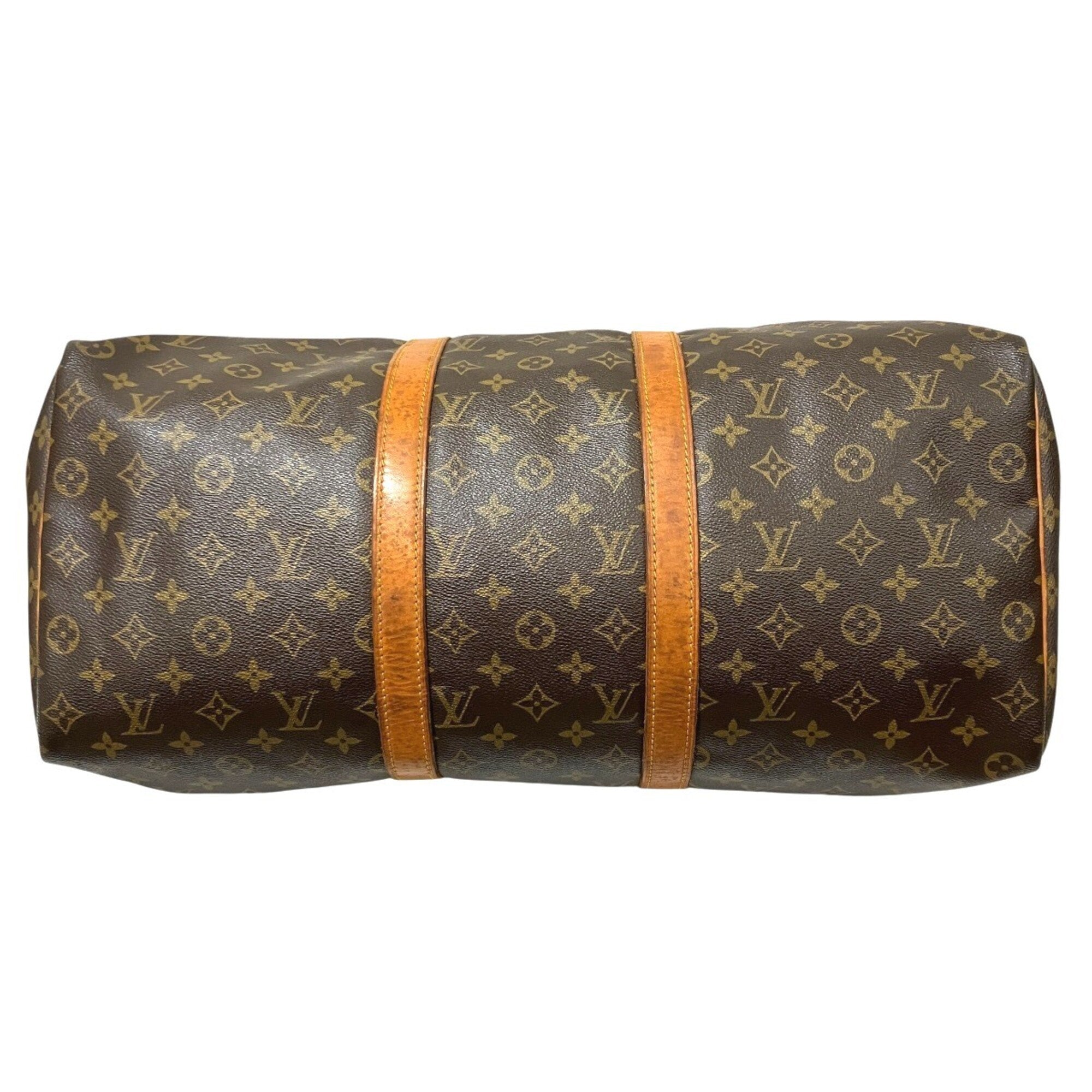 Louis Vuitton Brown Galle Monogram Monogram Boston Bag (Pre-Owned)