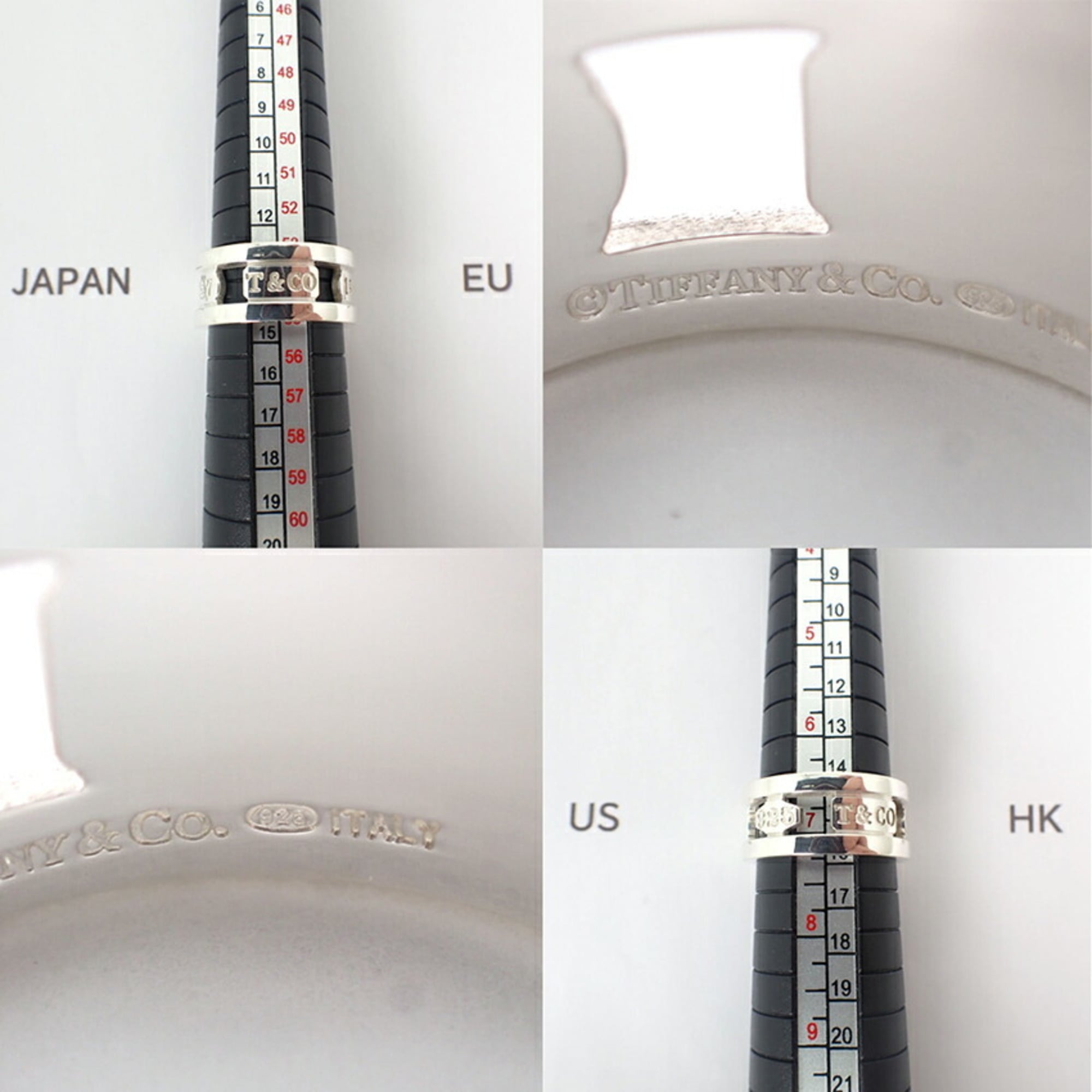 Tiffany Sterling Silver 925 Band Ring (Pre-Owned)