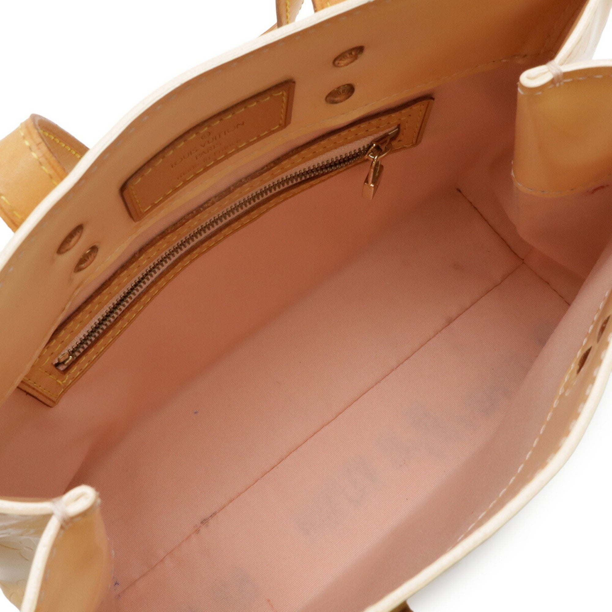 Louis Vuitton Monogram Vernis Marshmallow Pink Handbag Tote Bag (Pre-Owned)