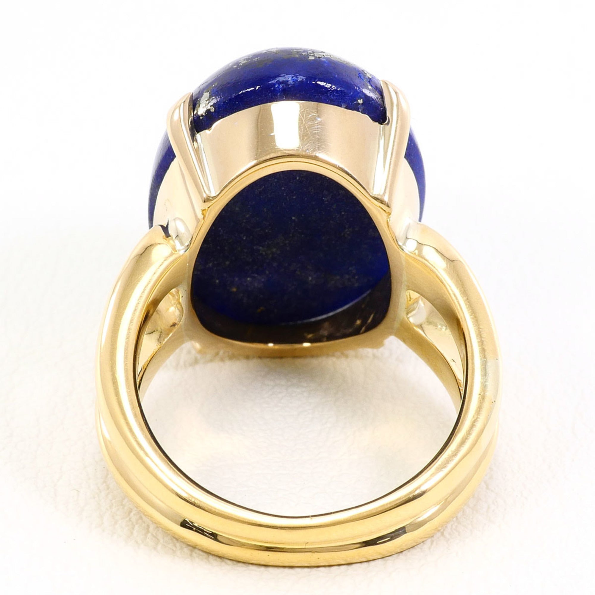 Unbranded Blue Green Yellow Gold Yellow Gold (18K) Band Ring (Pre-Owned)