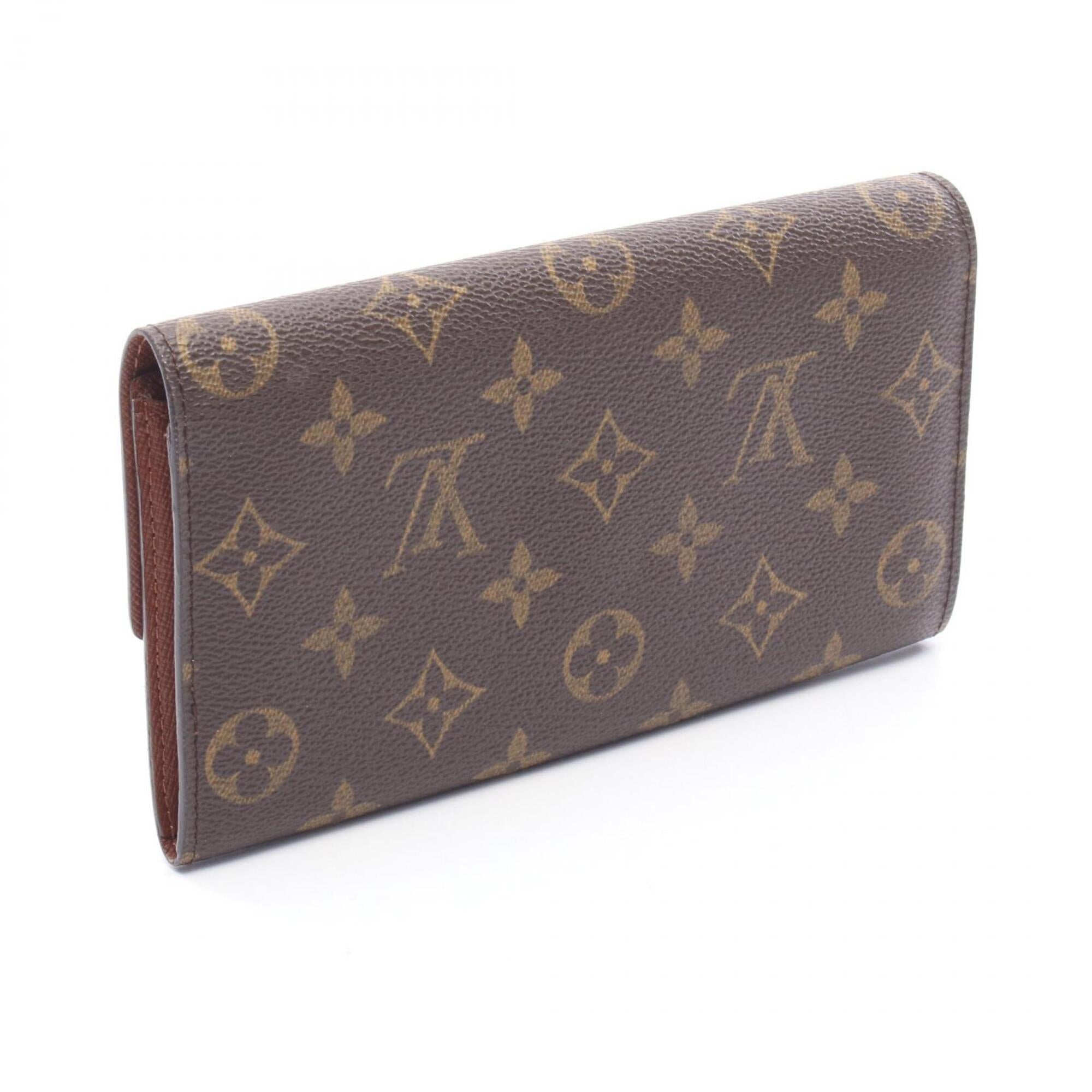 Louis Vuitton Brown Monogram Monogram Long Wallet (Bi-Fold) (Pre-Owned)