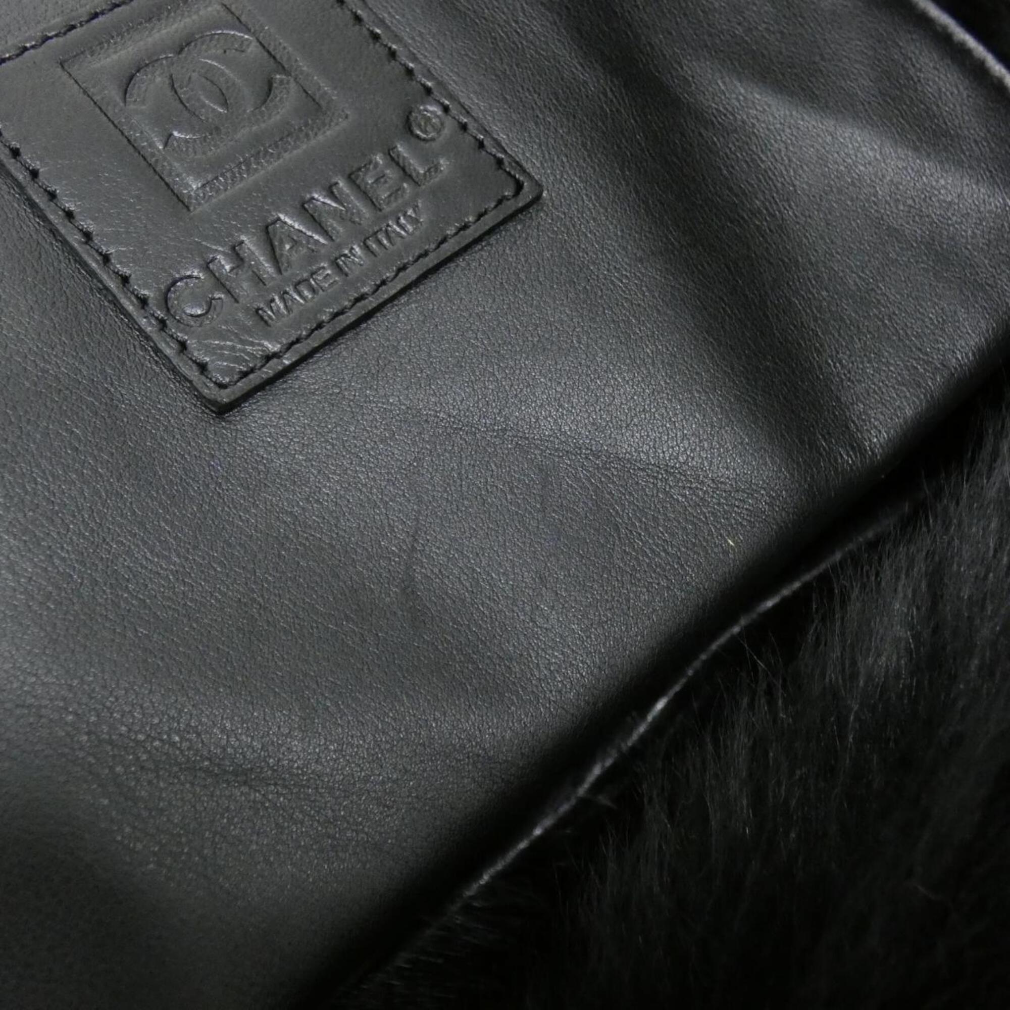 Chanel Black Fur Handbag (Pre-Owned)