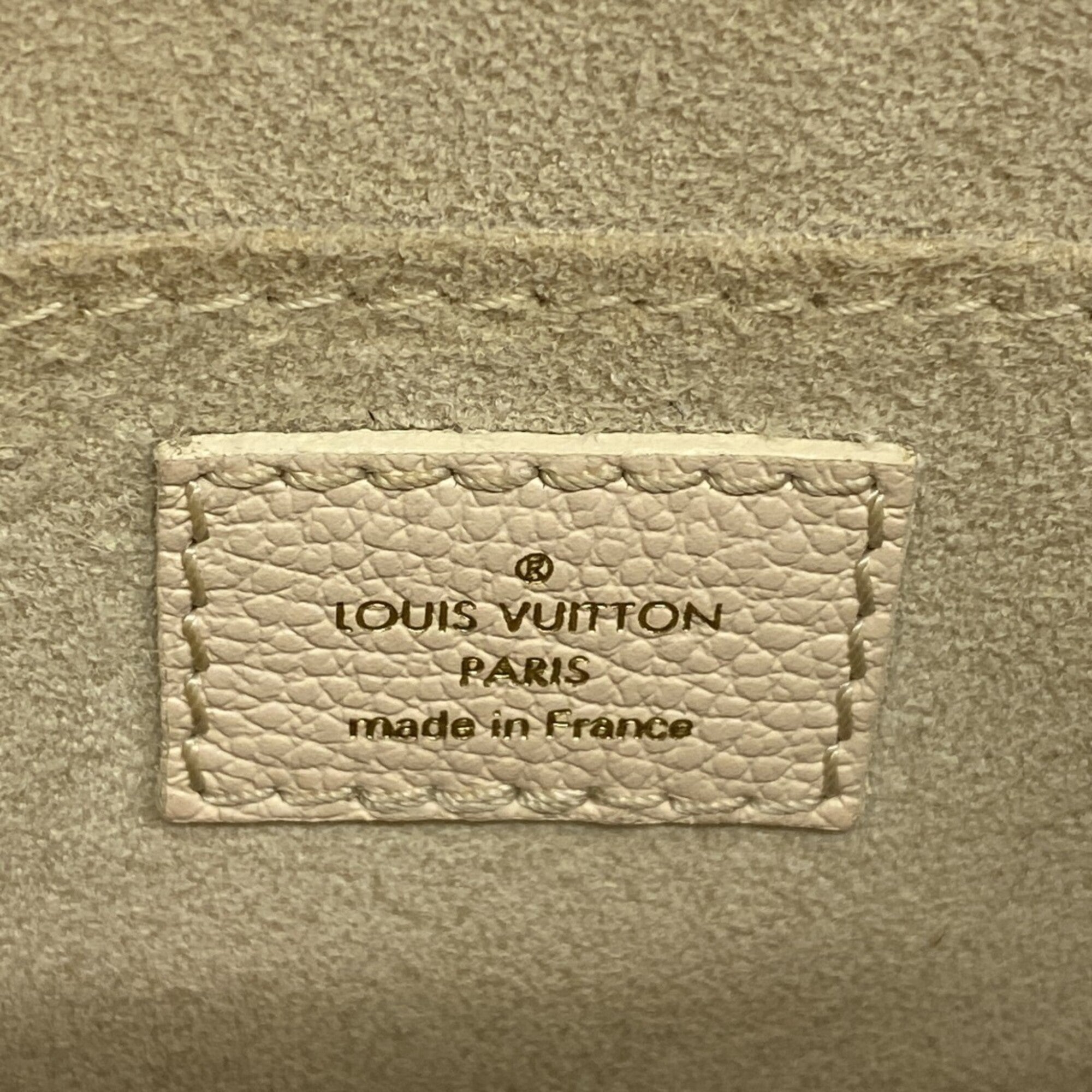 Louis Vuitton Cream Saffron Handbag (Pre-Owned)