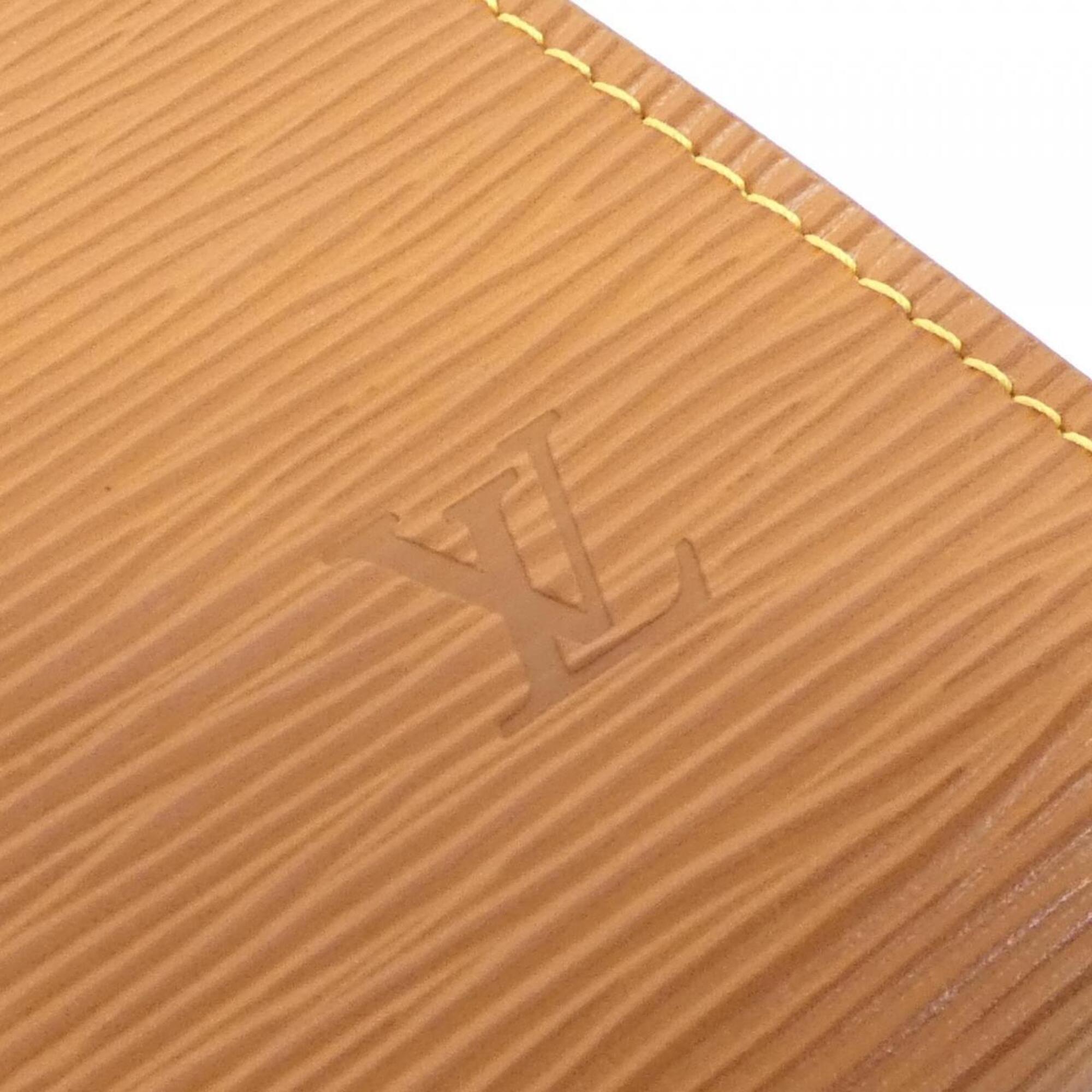 Louis Vuitton Gold Leather Pochette Pouch (Pre-Owned)