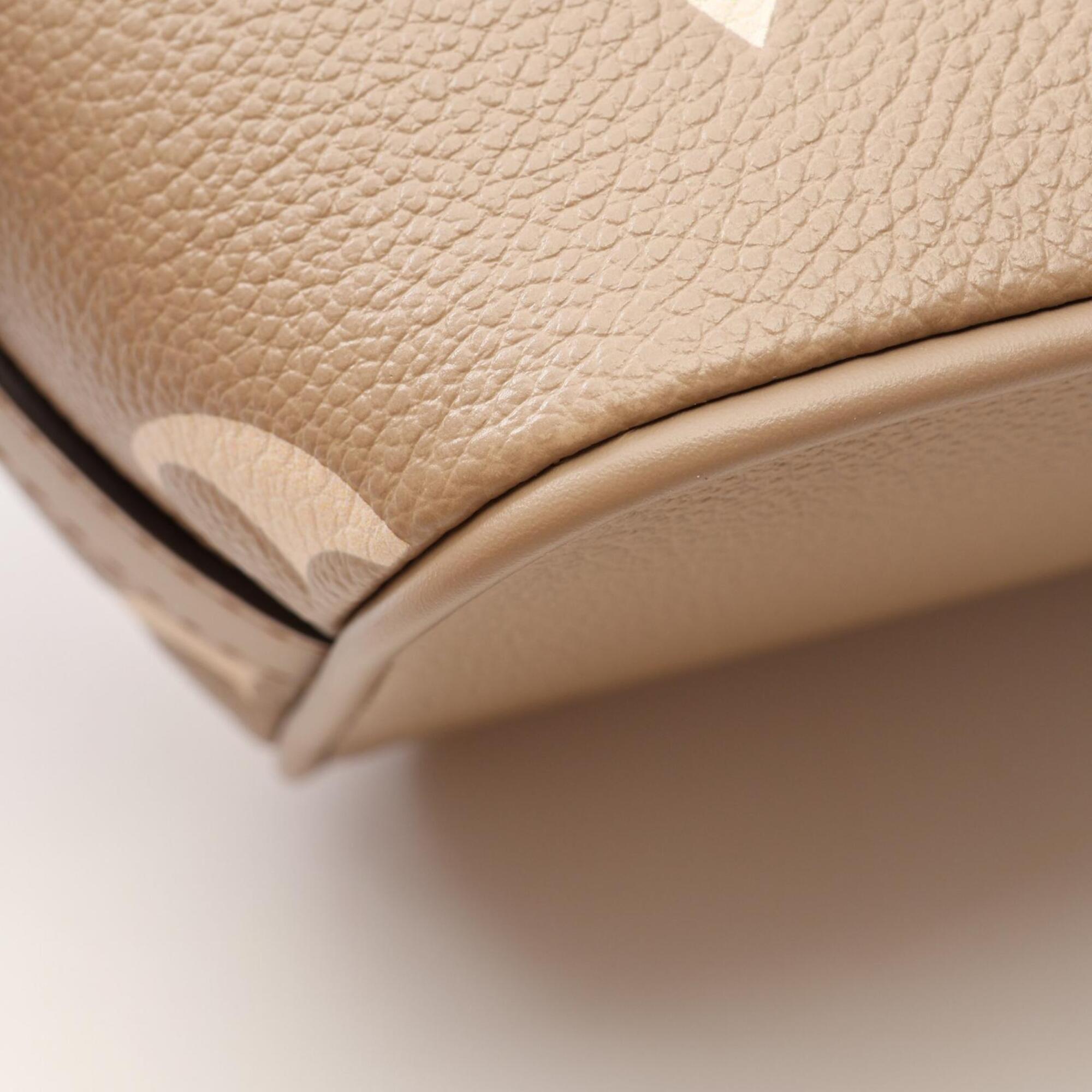 Louis Vuitton Beige Bicolor Ivory Or Monogram Empreinte Handbag Pouch (Pre-Owned)