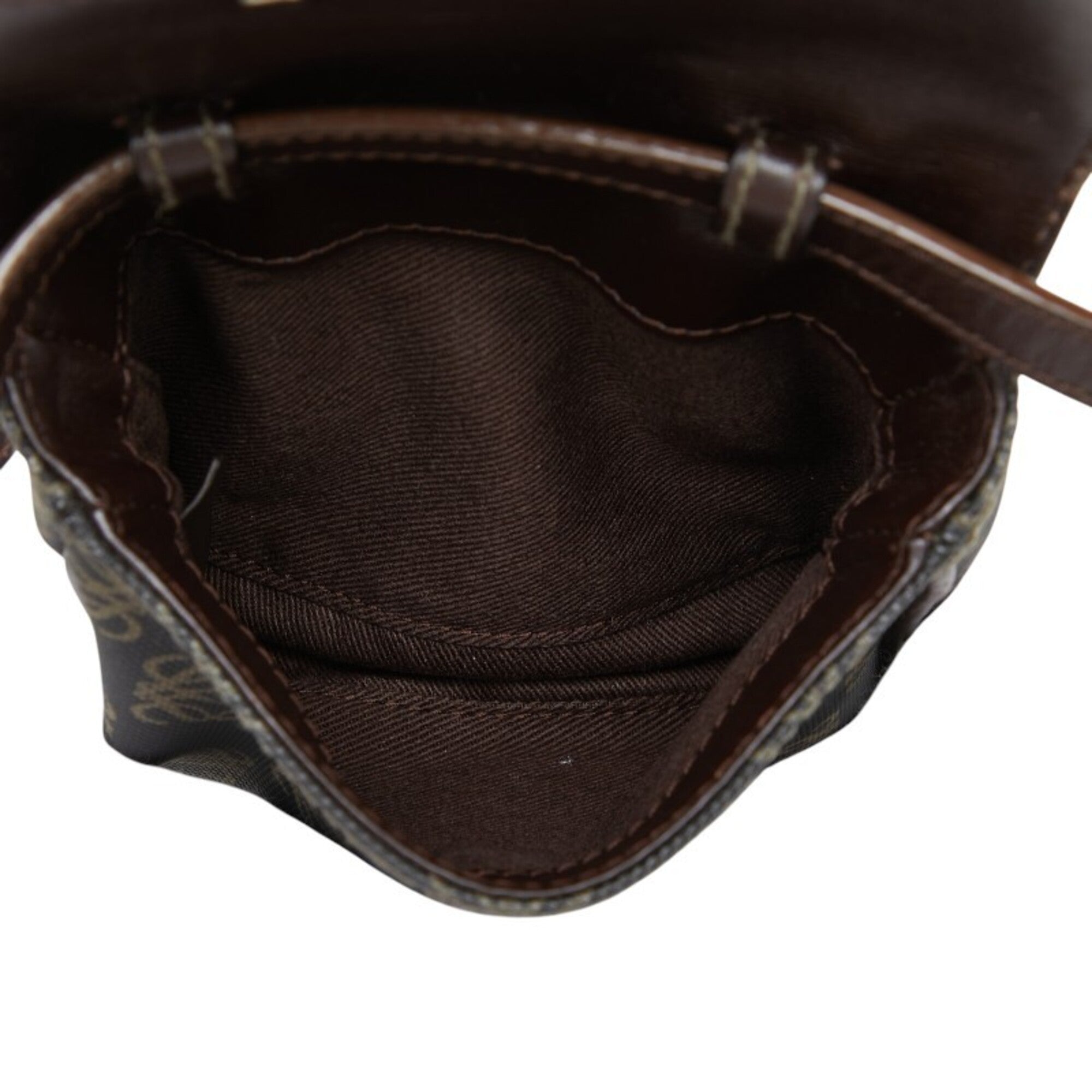 Loewe Black Brown Pvc Leather Shoulder Bag (Pre-Owned)