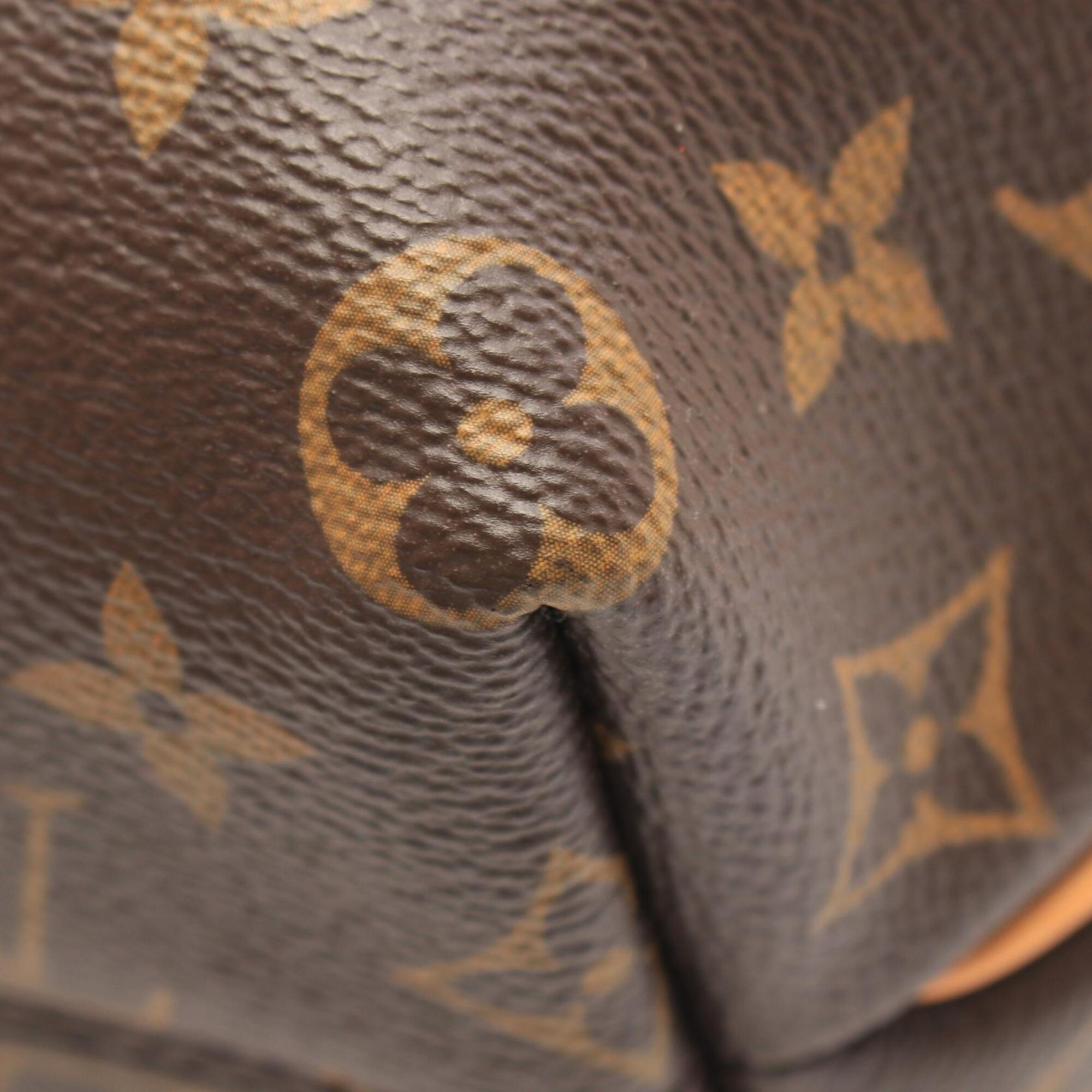 Louis Vuitton Brown Monogram Pvc Handbag (Pre-Owned)