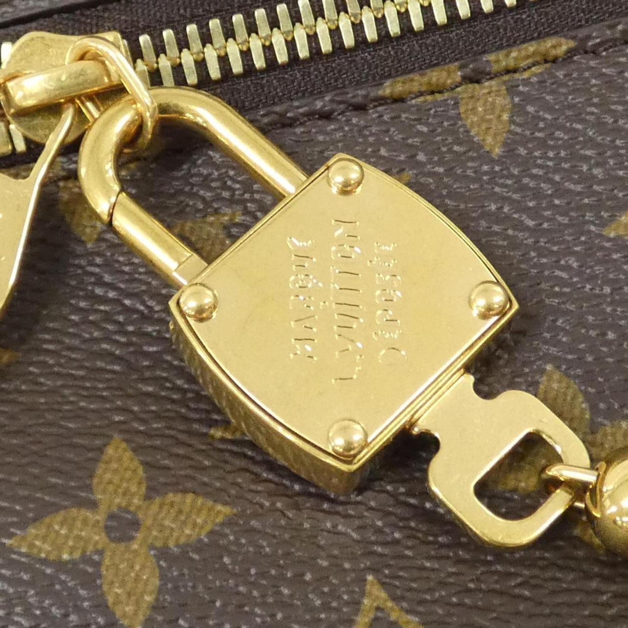 Louis Vuitton Brown Coated Canvas Shoulder Bag (Pre-Owned)