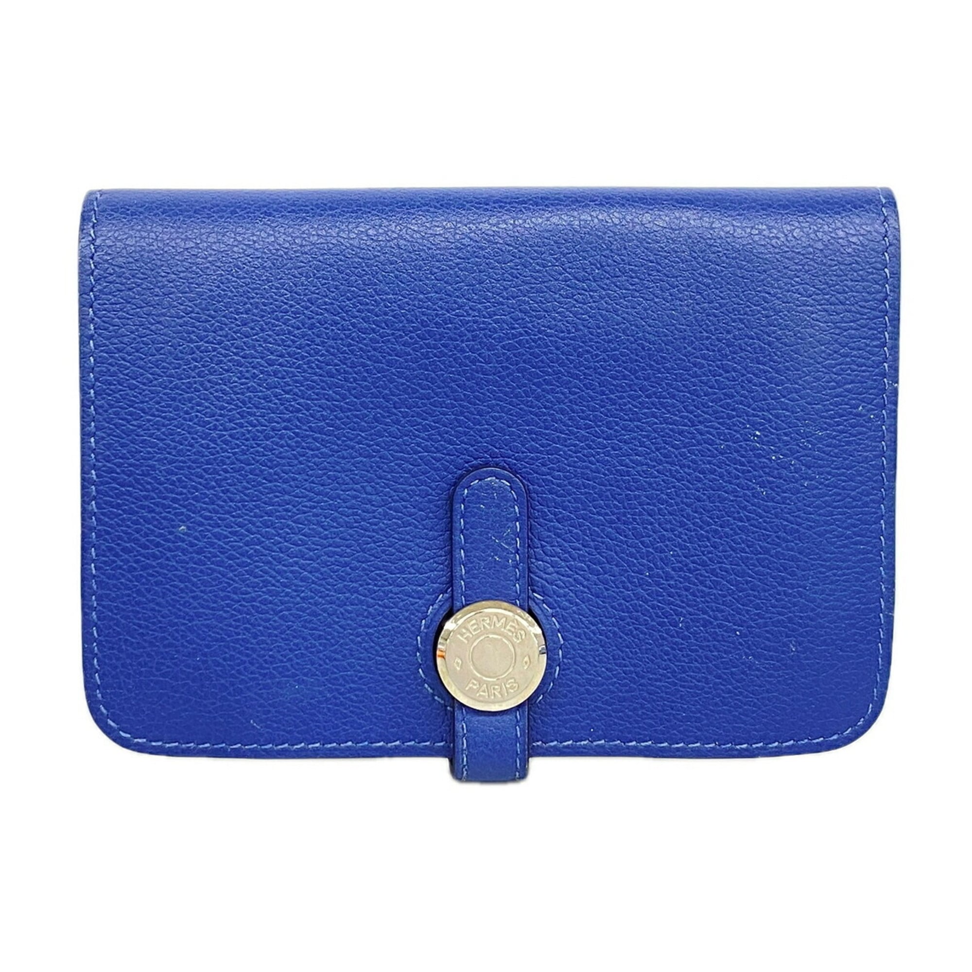 Hermes Blue Coin Purse/Coin Case (Pre-Owned)