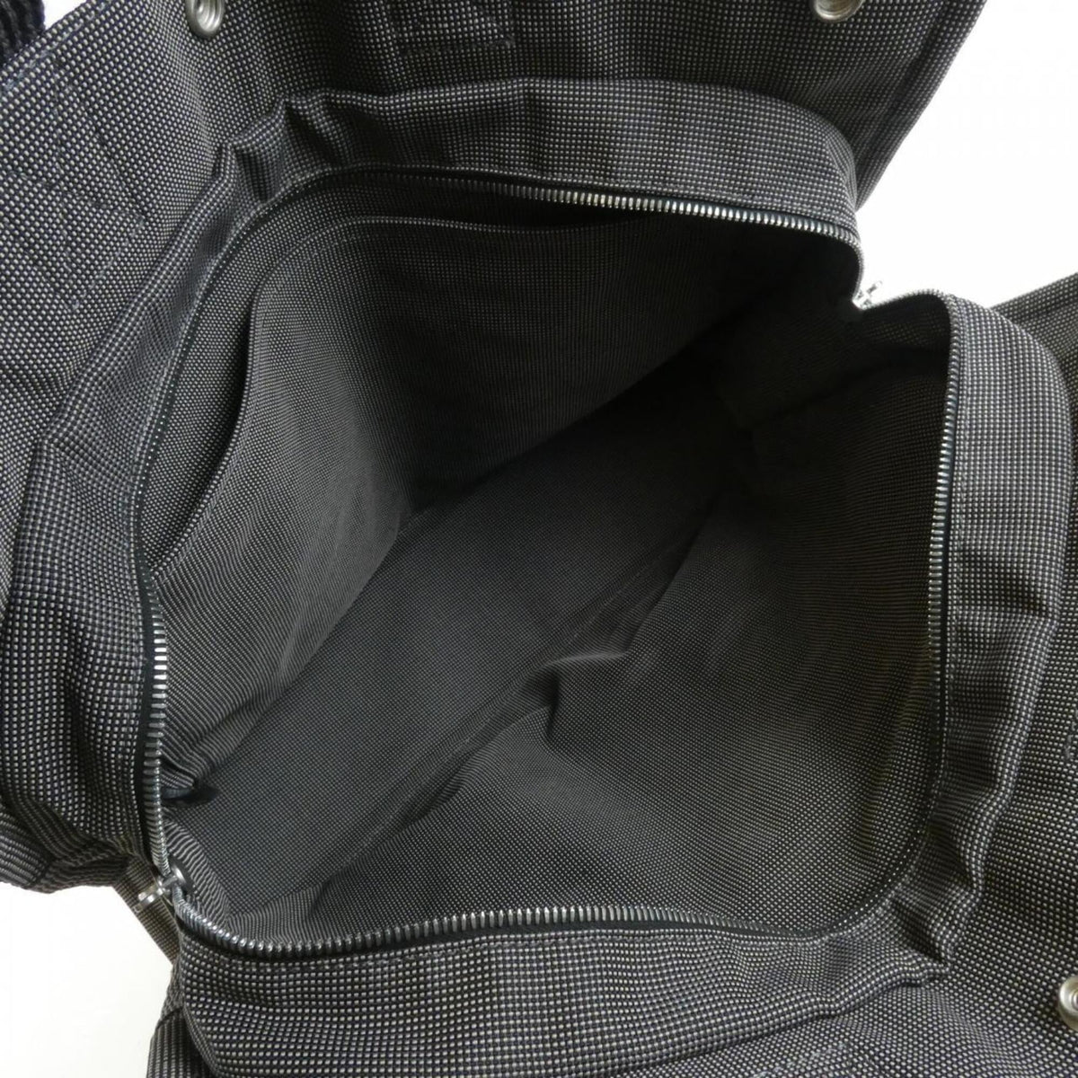 Hermes Black Canvas Handbag (Pre-Owned)