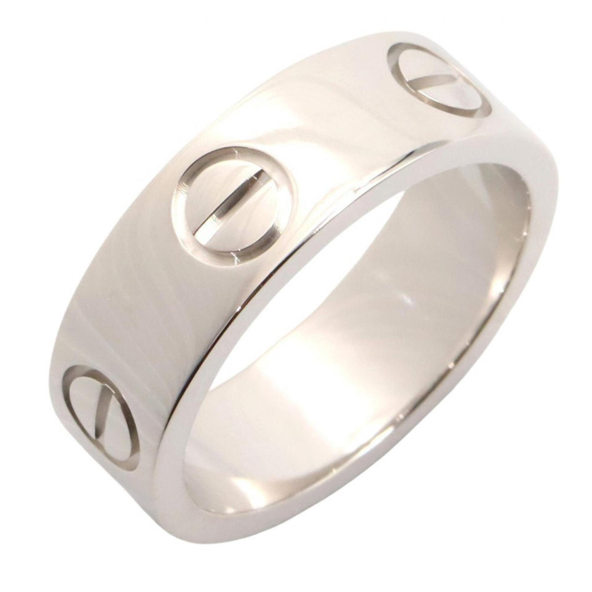 Cartier White Gold White Gold (18K) Band Ring (Pre-Owned)